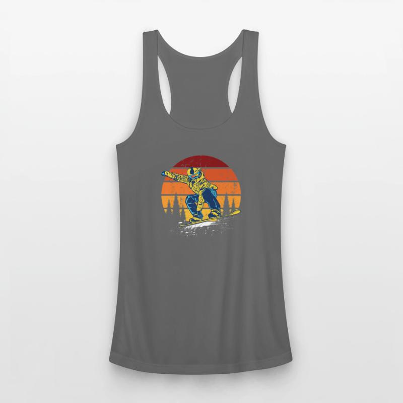 Snowboard Snowboarding Snowboarder Vintage Clothin