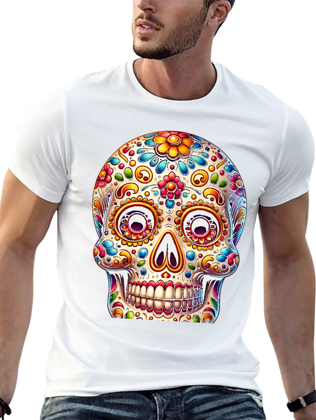 Sugar Skull Black T-Shirt