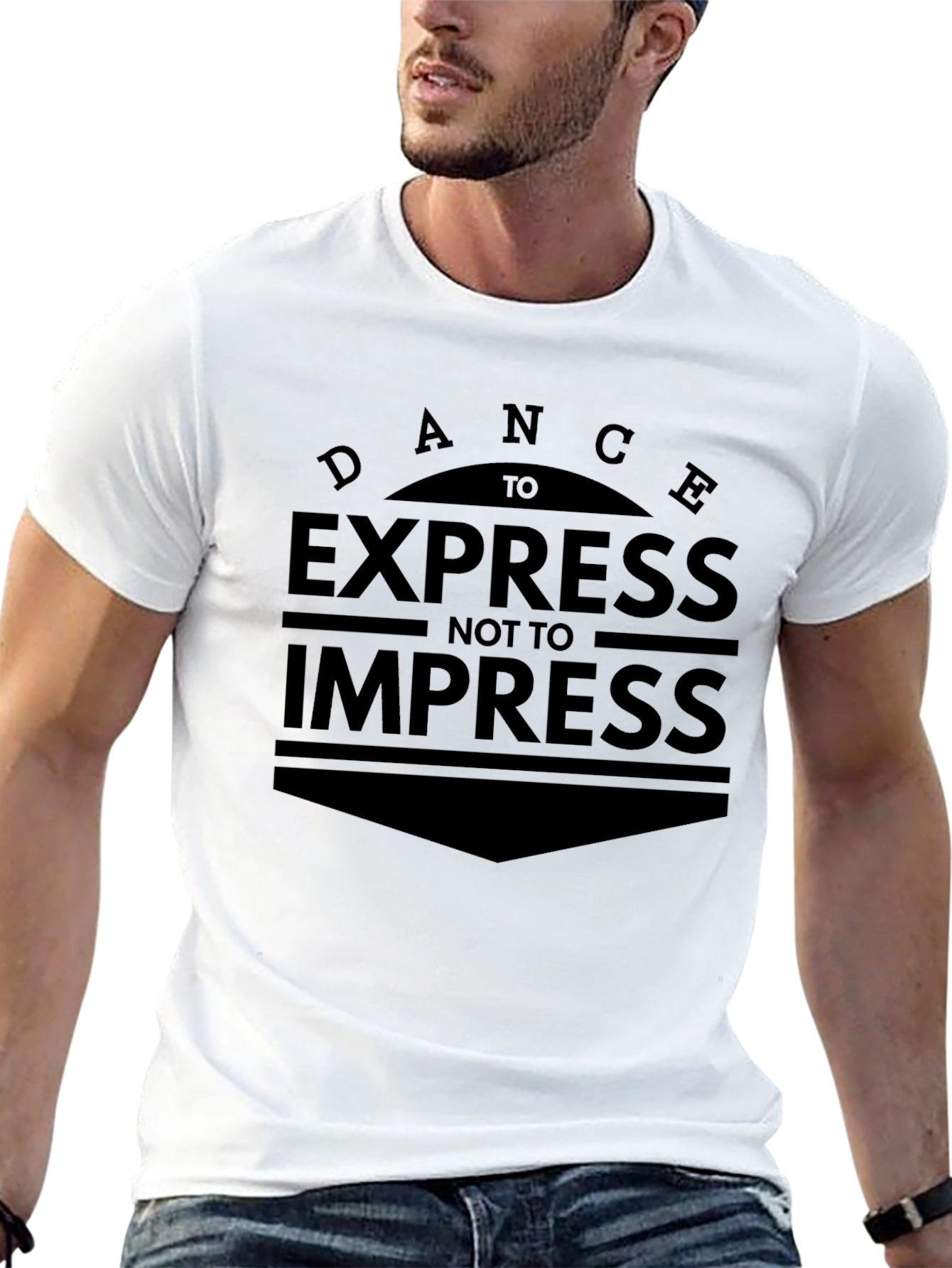 Dance to Express T-Shirt - Black Graphic Tee