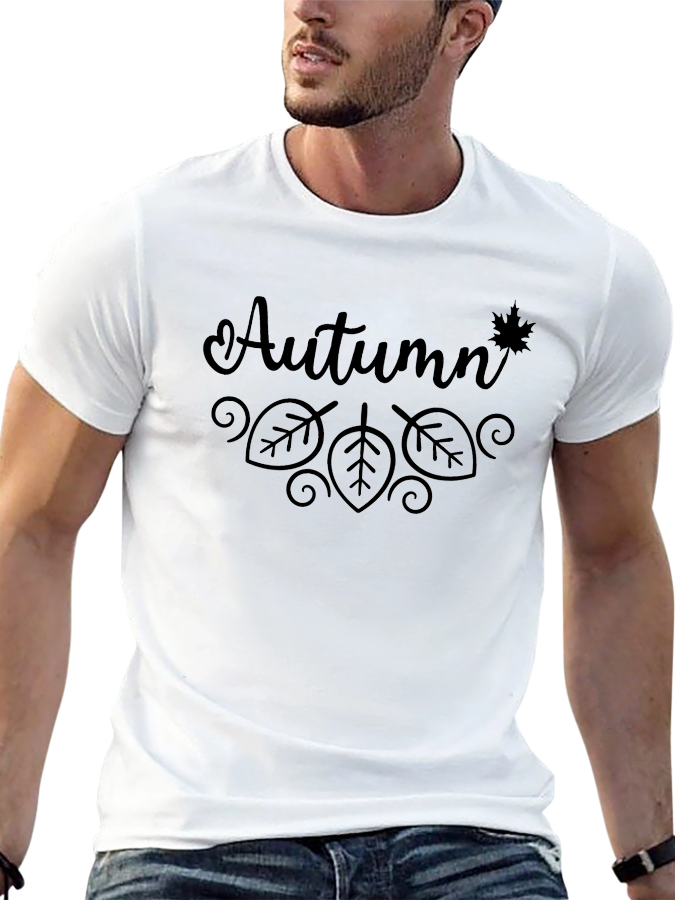Autumn Leaves Graphic Tee - Seasonal Style