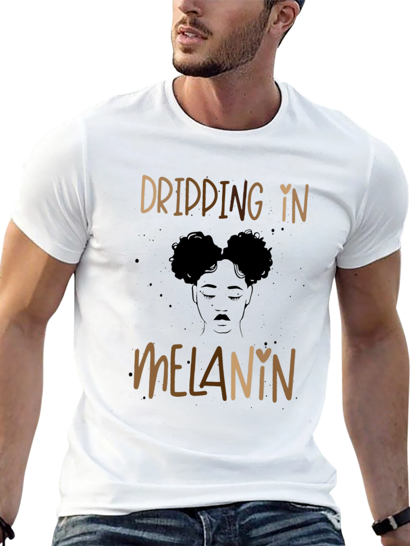 Dripping in Melanin Graphic Tee