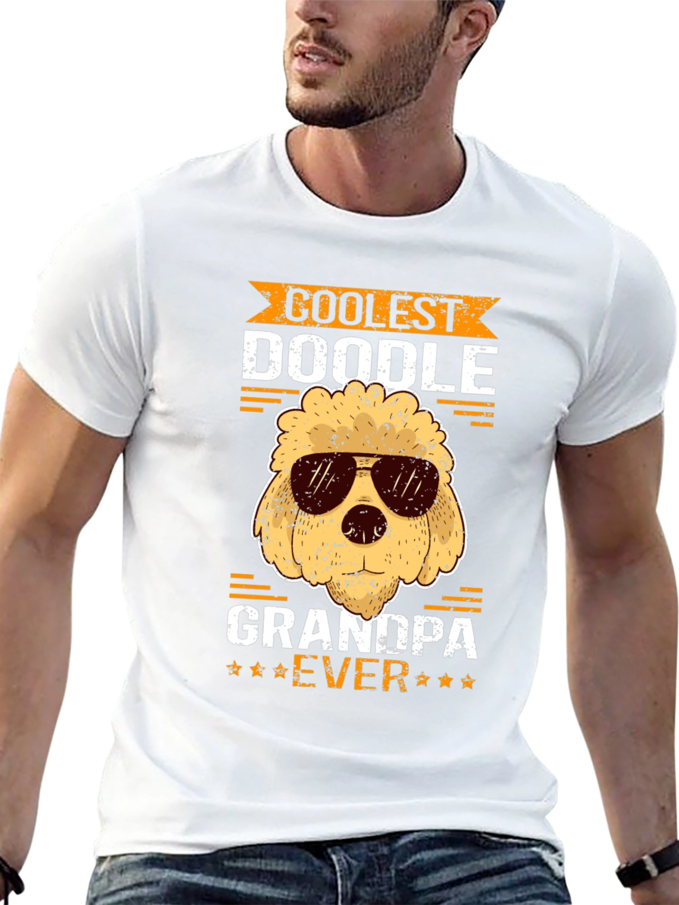 Coolest Doodle Grandpa Ever T-Shirt