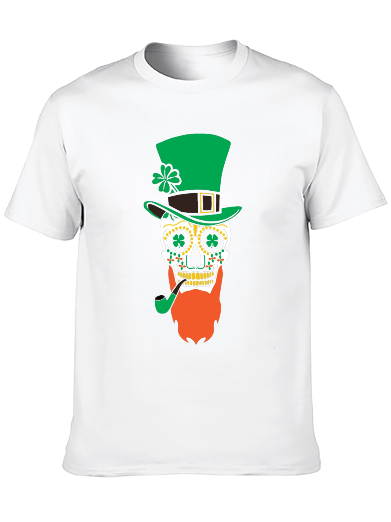 St. Patricks Day Skull T-Shirt