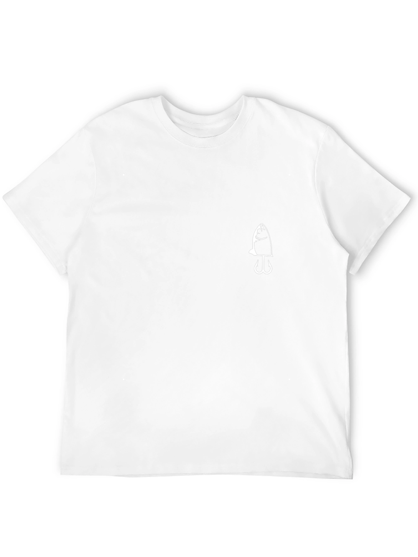 Fishing Lure Graphic Tee - Black Cotton Comfort