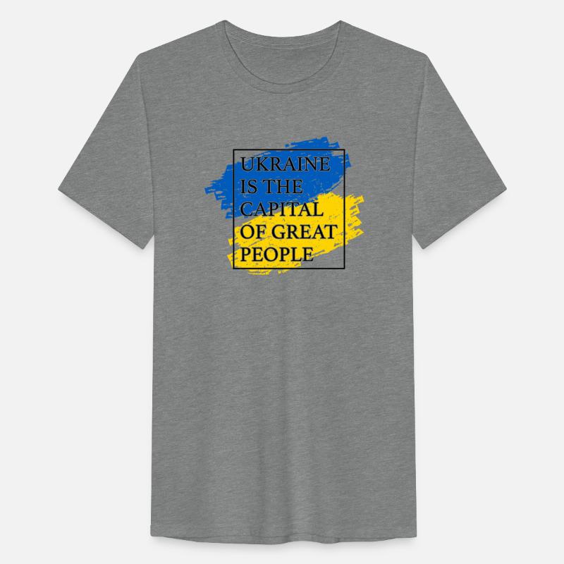 Ukraine is the capital of great people Flag Box