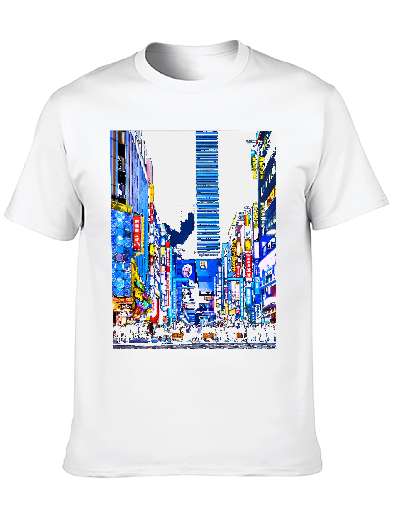 Tokyo Street Scene Graphic T-Shirt