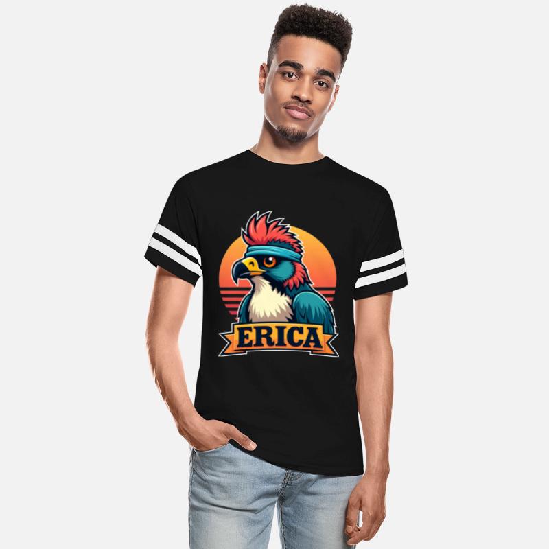 Vibrant Eagle with Americana Flair