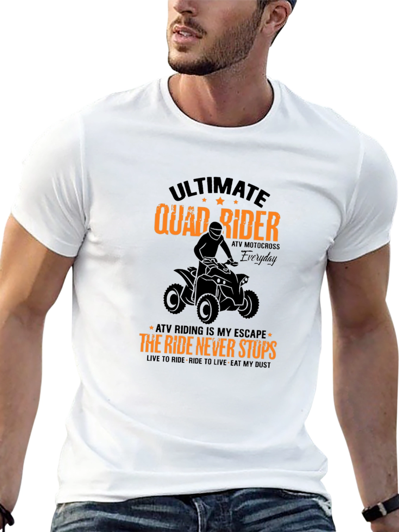 Ultimate Quad Rider Graphic Tee - Black