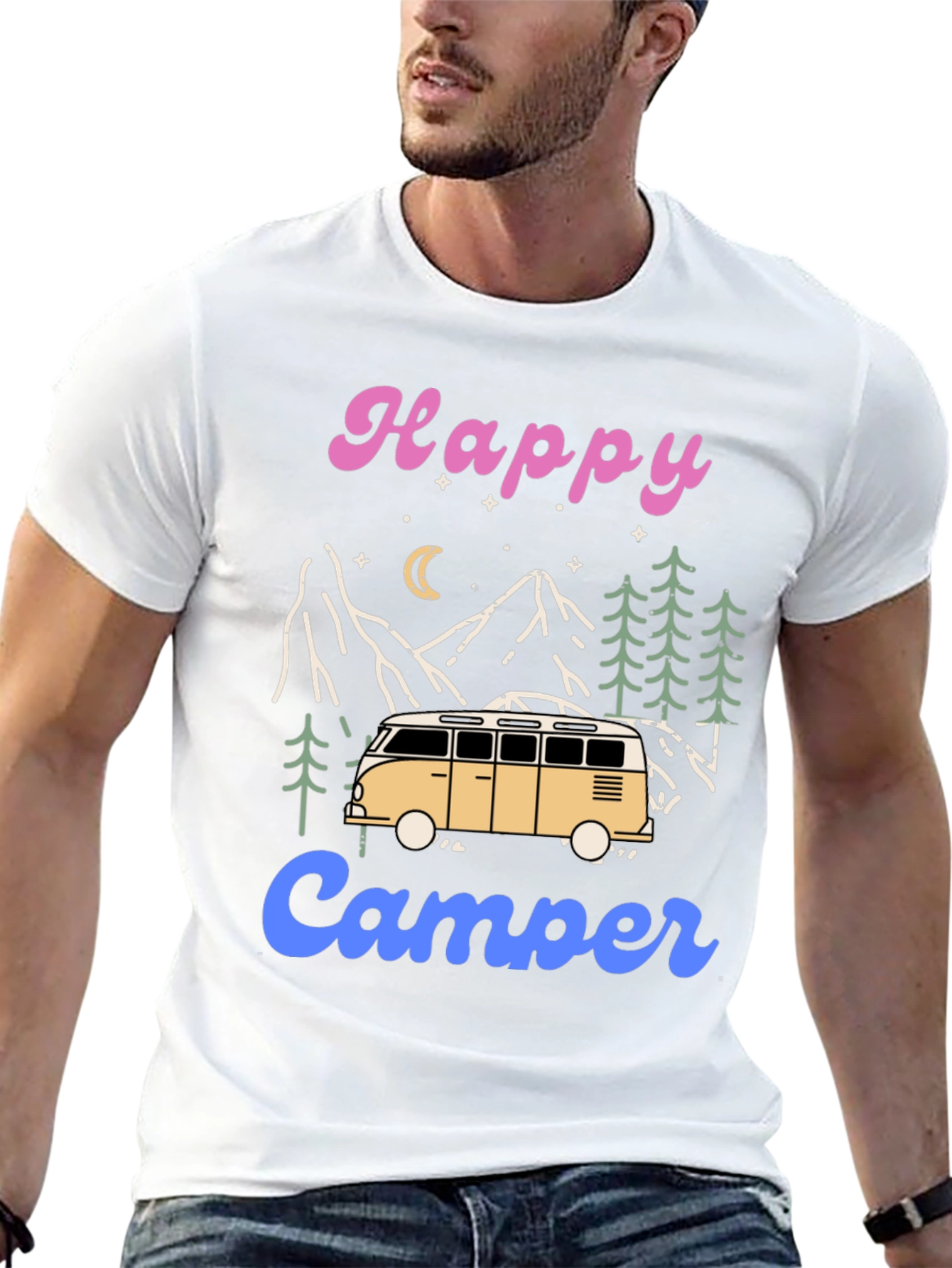 Happy Camper Graphic T-Shirt