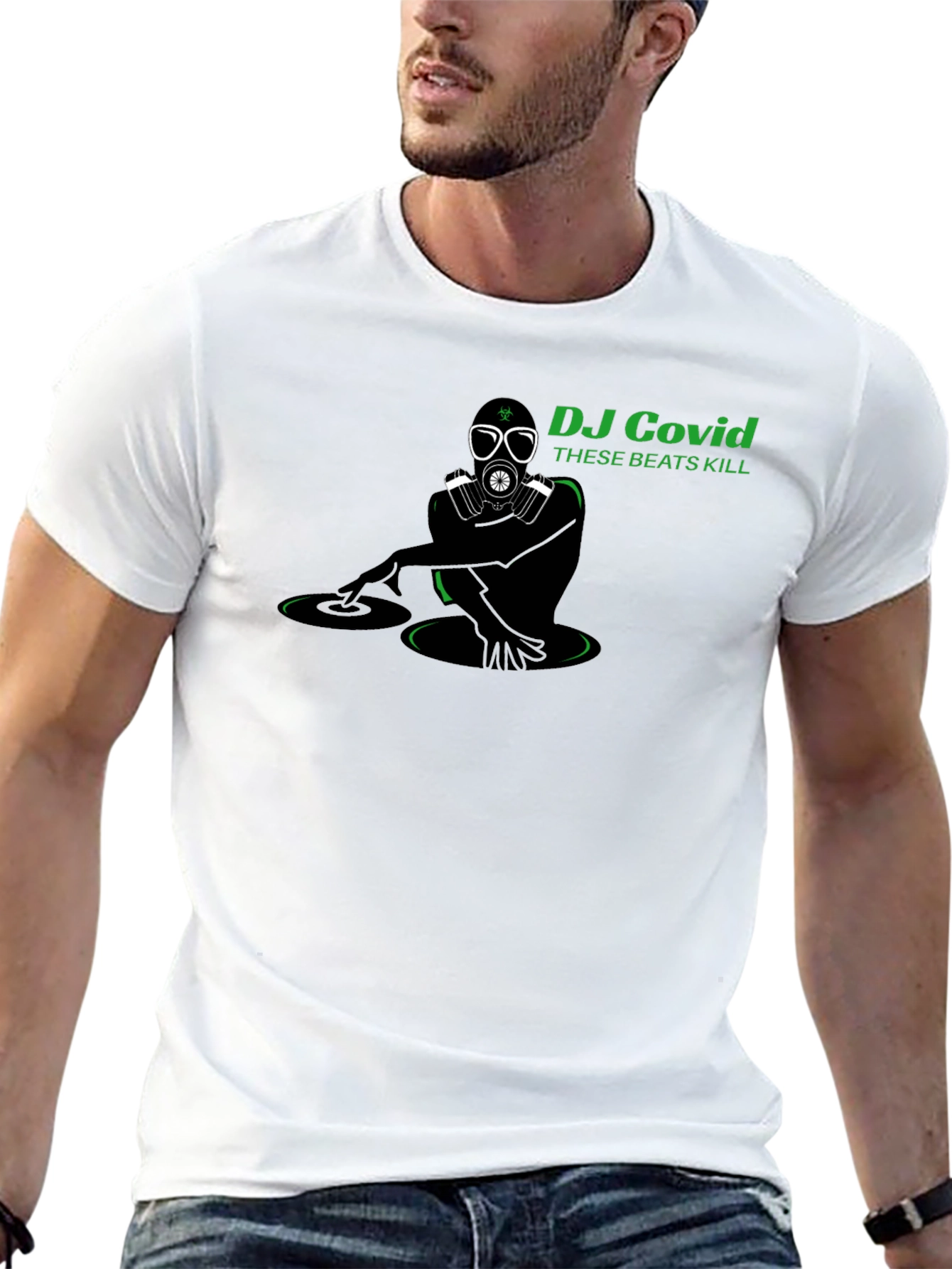 DJ Covid Graphic T-Shirt - These Beats Kill