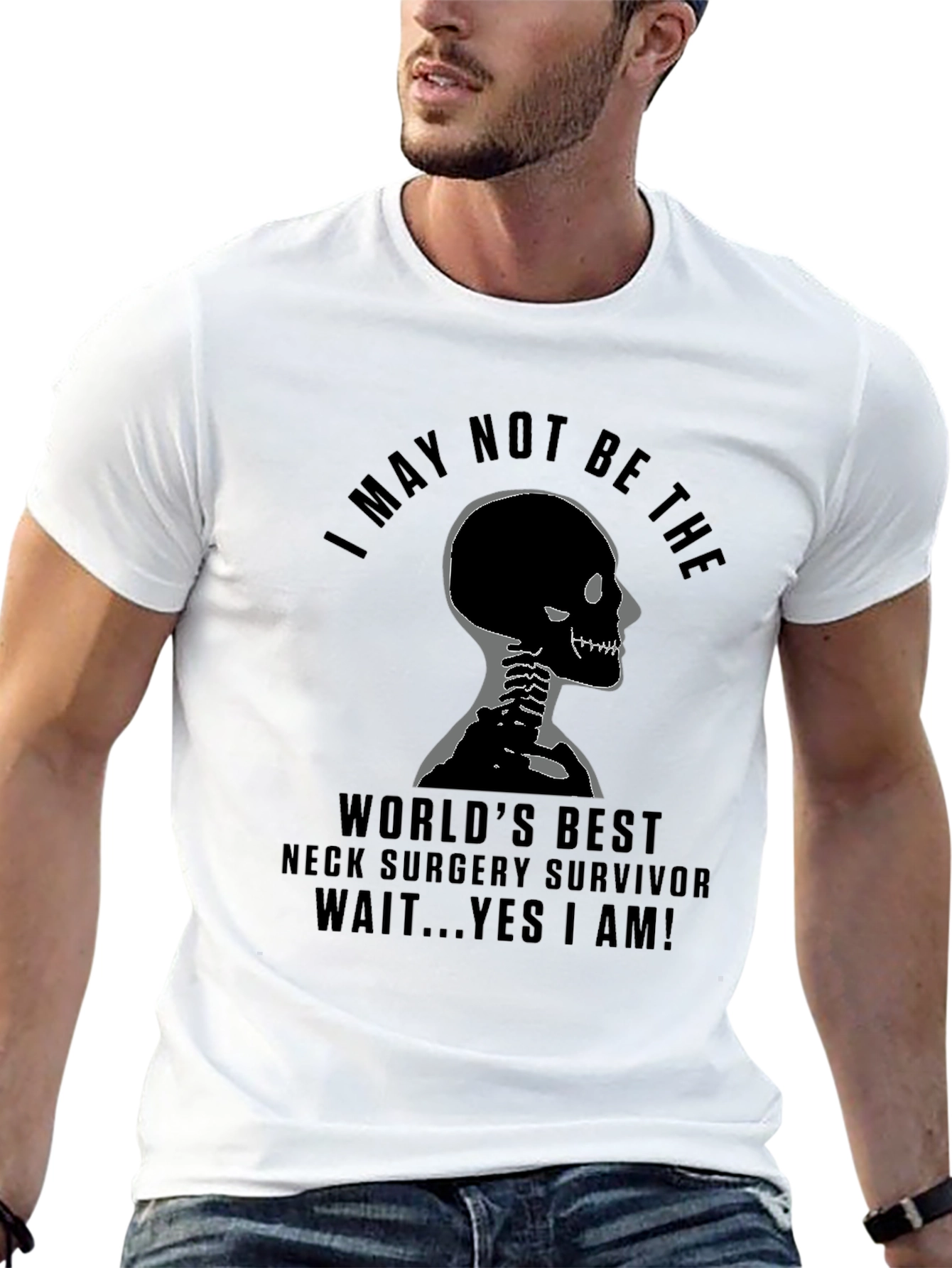 Neck Surgery Survivor Graphic T-Shirt