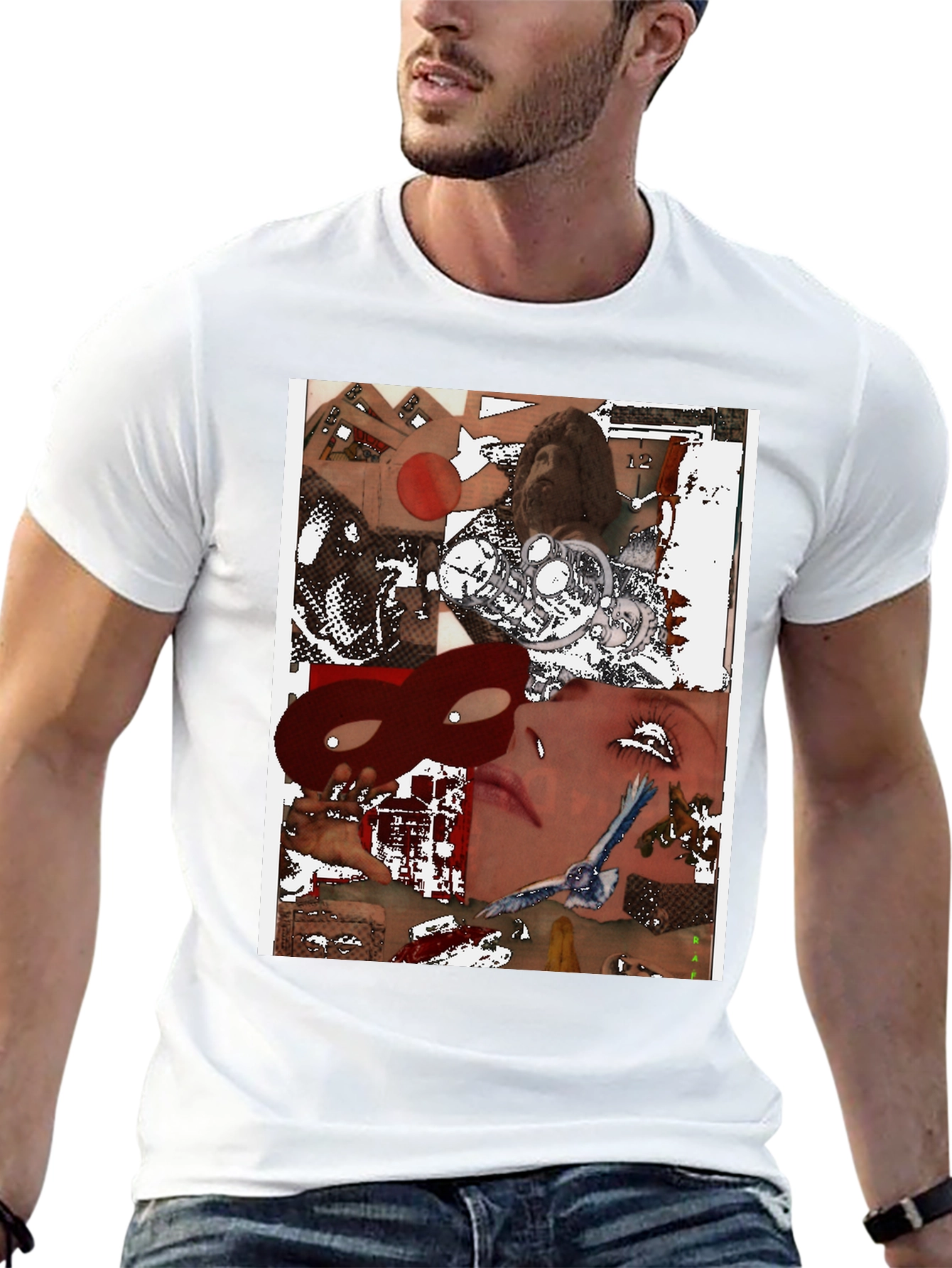 Abstract Graphic Print T-Shirt