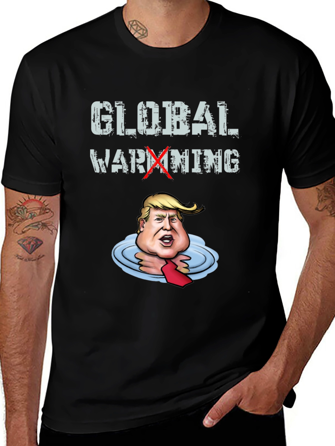 Global Warming Trump Graphic T-Shirt