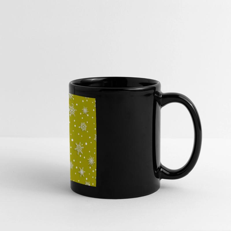 Yellow Snowflakes Pattern