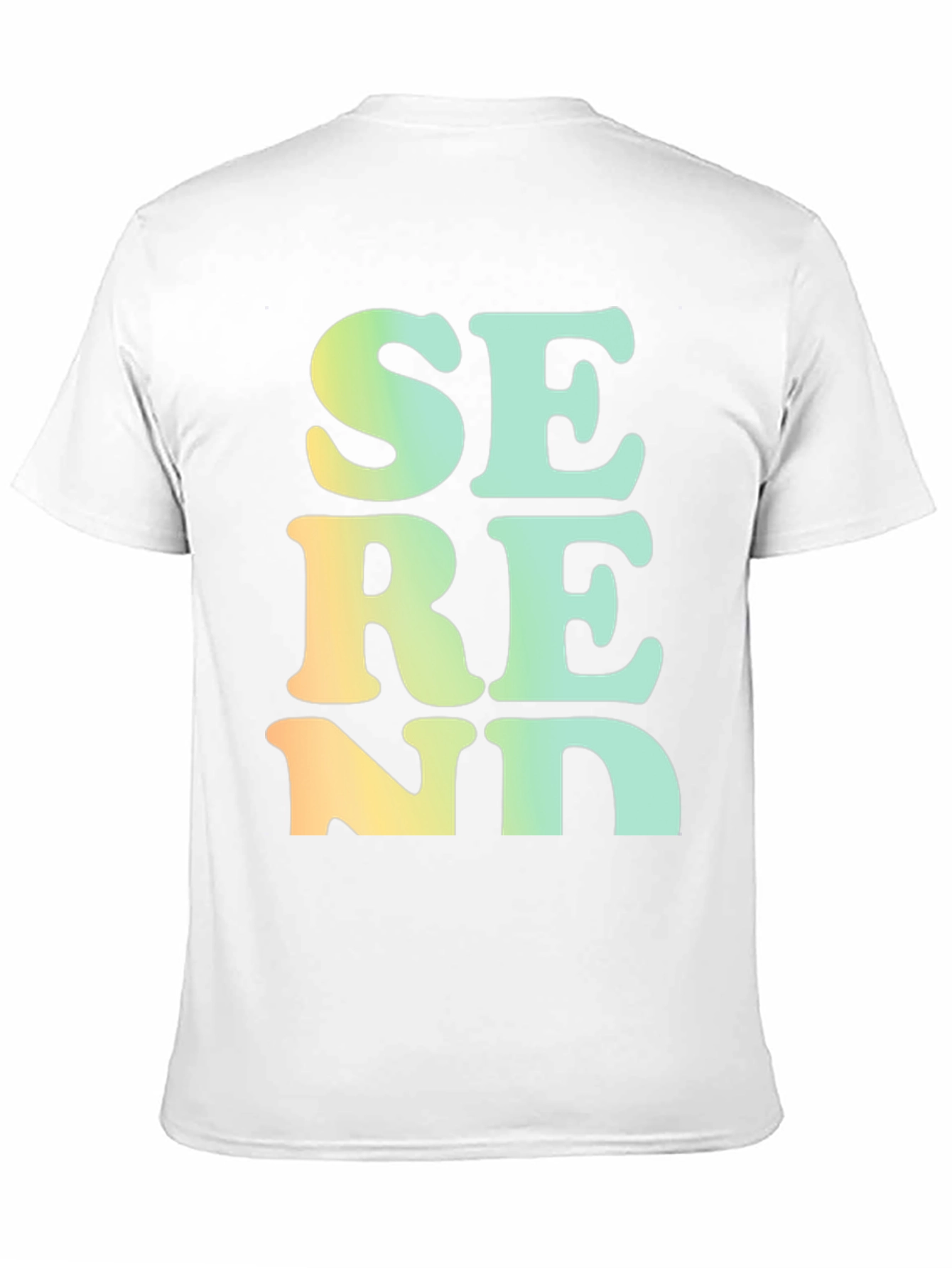 Serene Gradient T-Shirt - Black