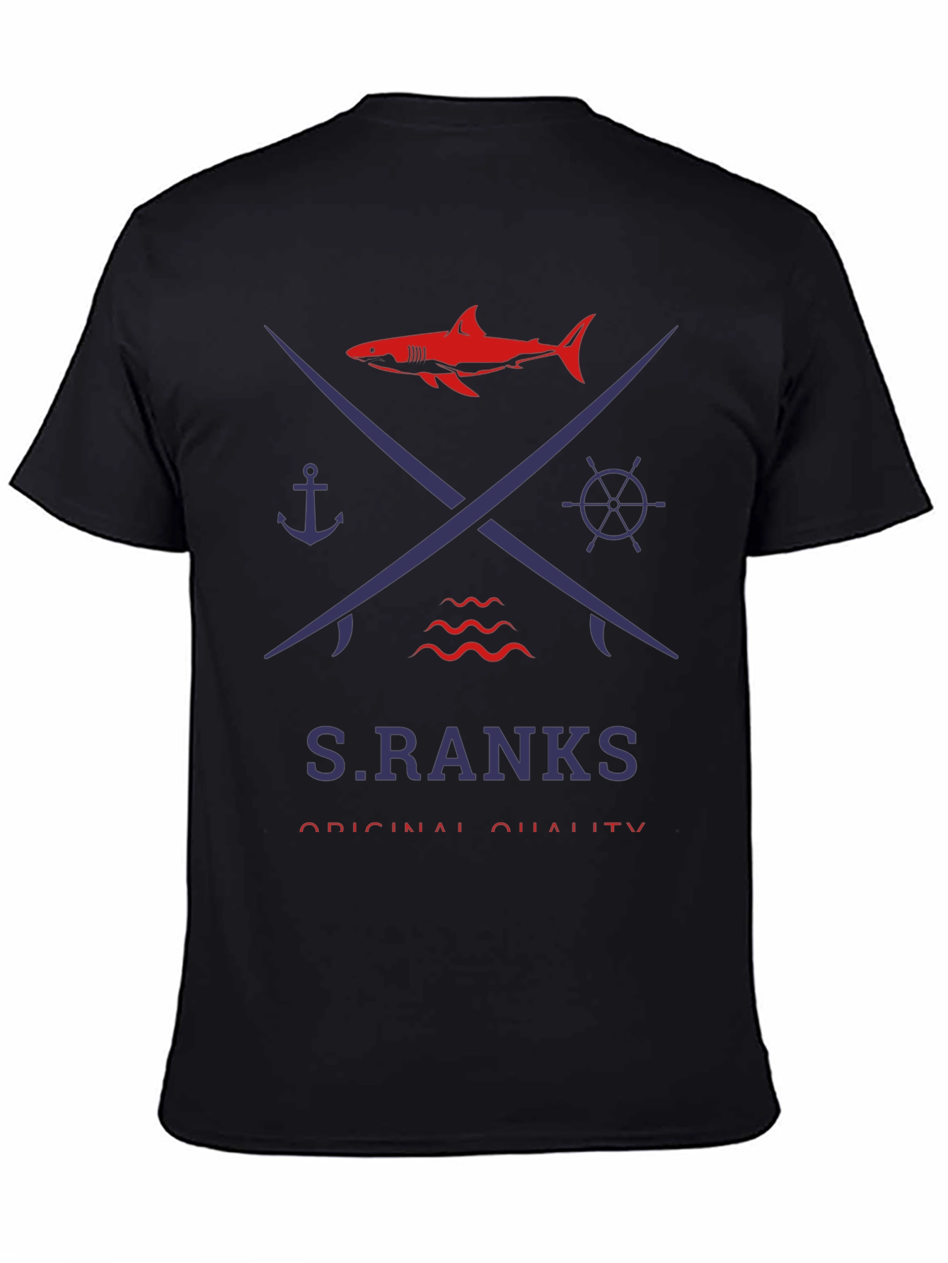 Nautical Shark Graphic Tee - S.RANKS Original Quality