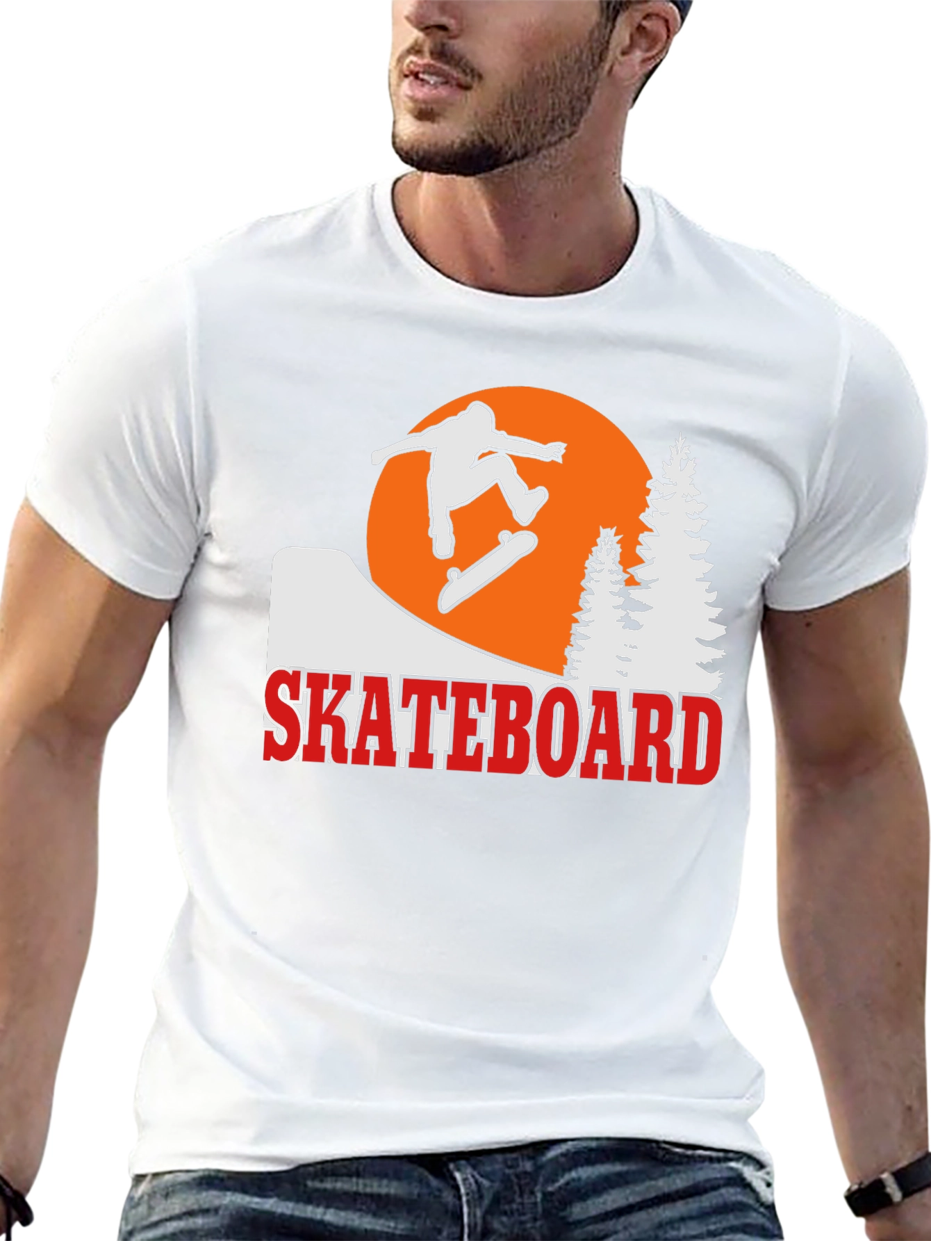 Skateboarder T-Shirt - Graphic Tee