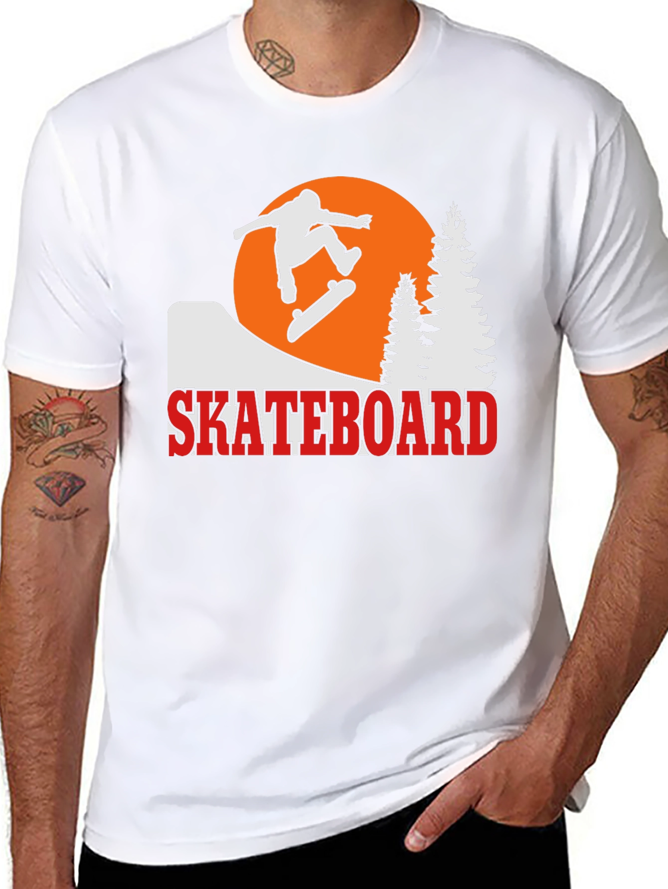 Skateboarder T-Shirt - Graphic Tee