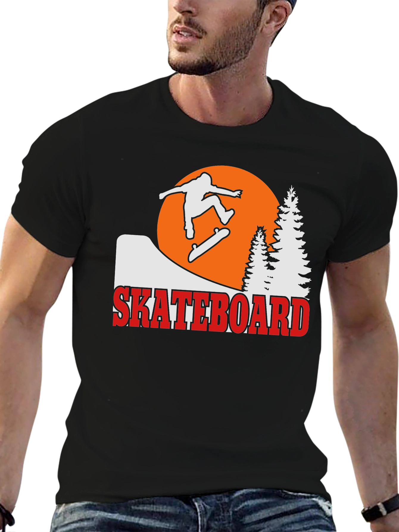 Skateboarder T-Shirt - Graphic Tee