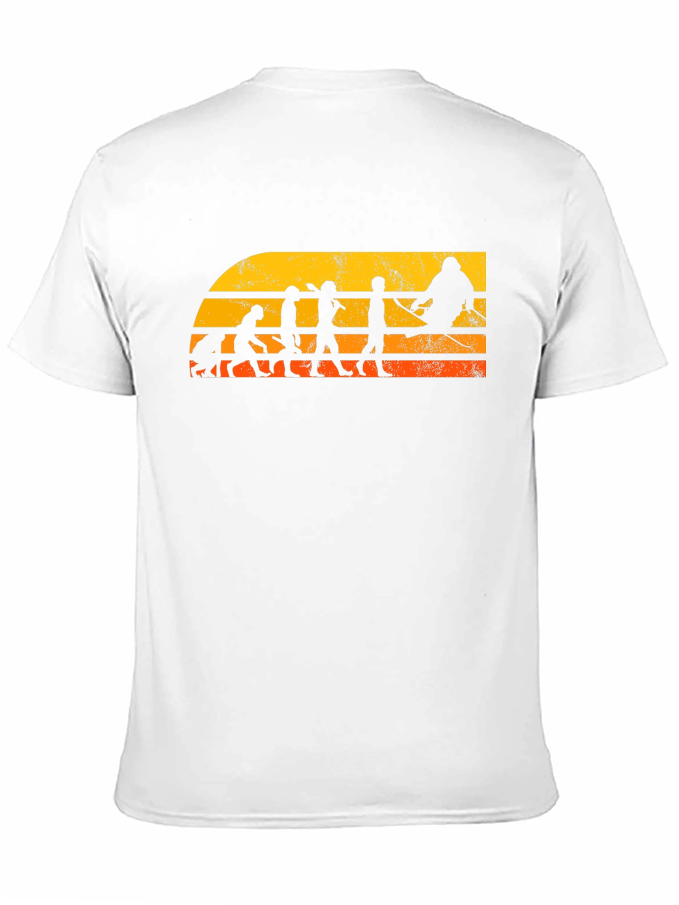 Skiing Evolution Graphic T-Shirt