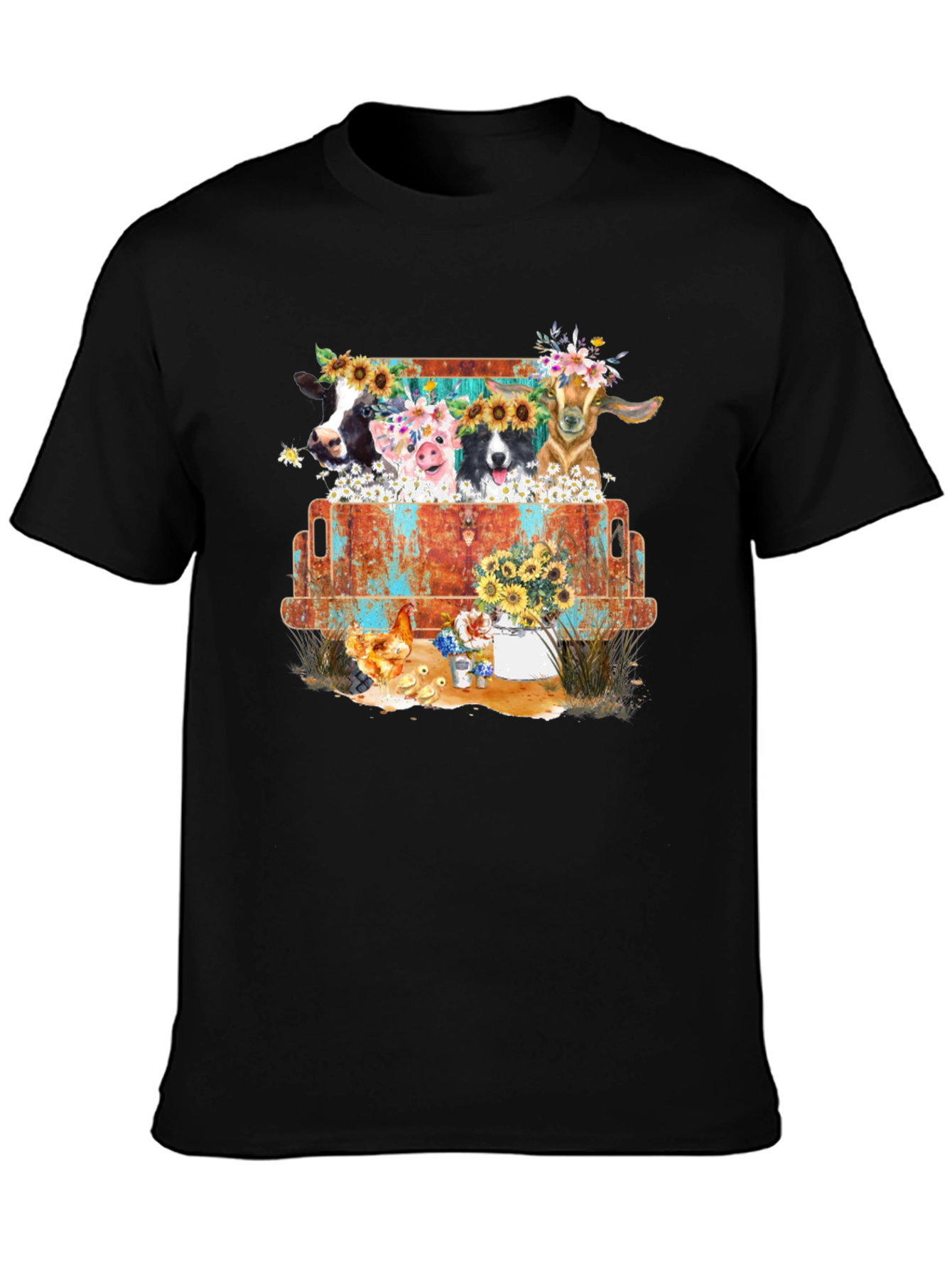 Farm Animal Truck Graphic Tee