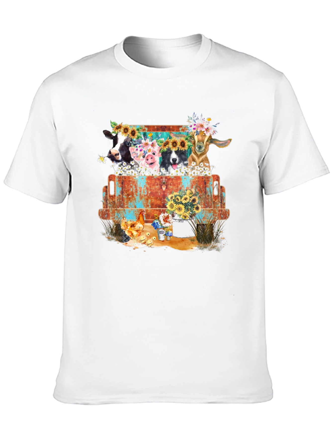 Farm Animal Truck Graphic Tee