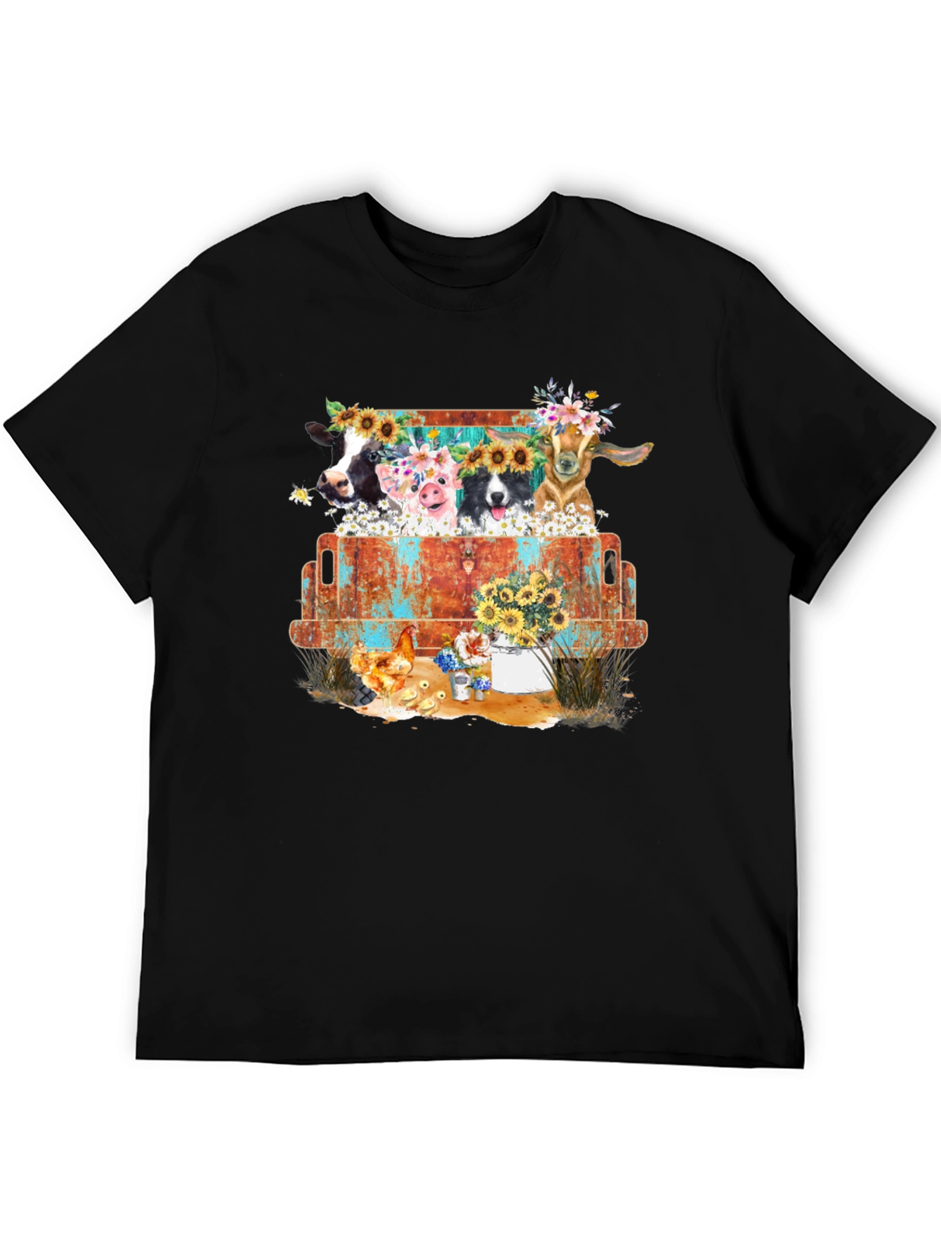 Farm Animal Truck Graphic Tee
