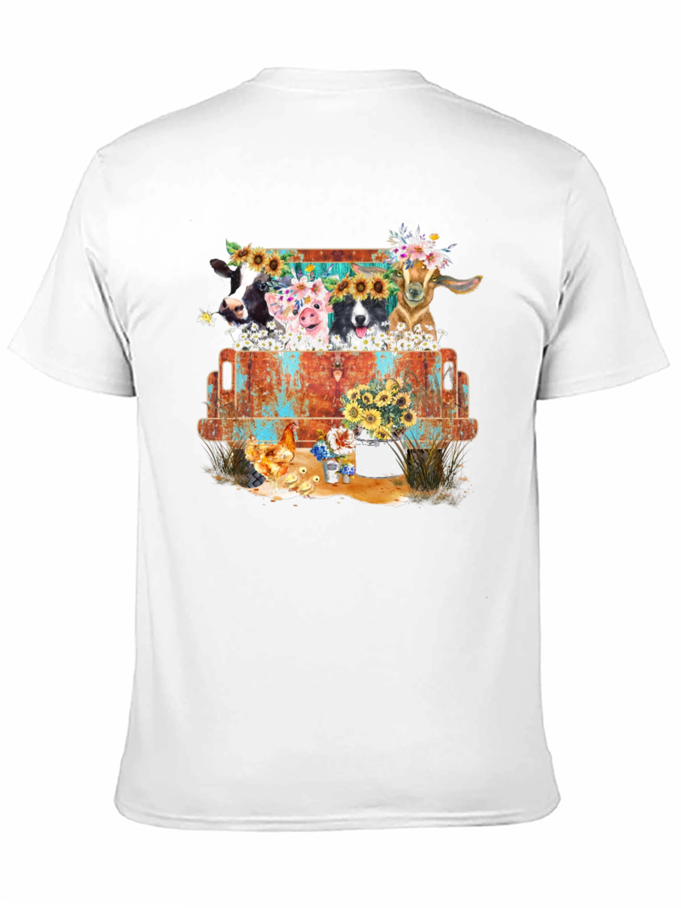 Farm Animal Truck Graphic Tee