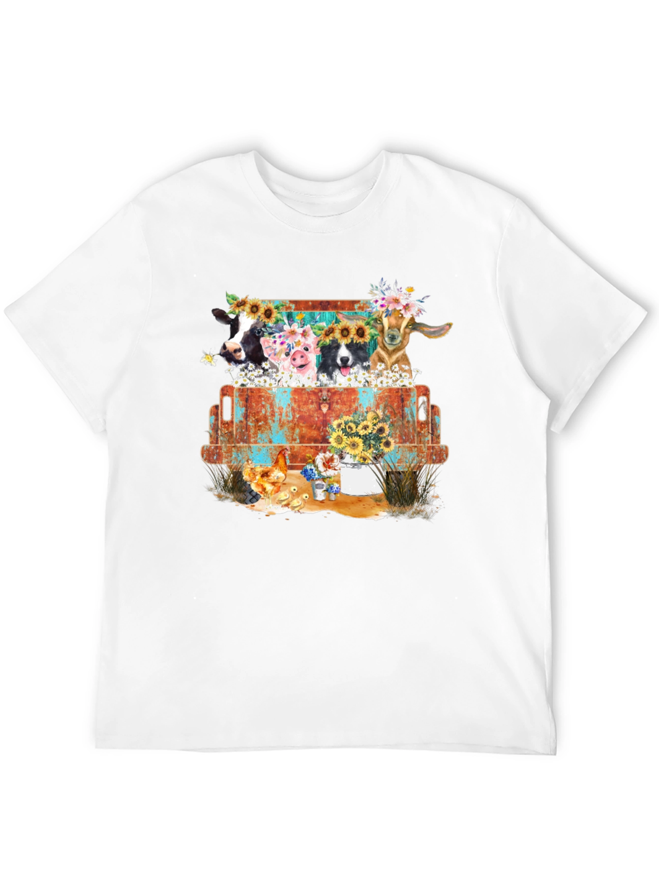 Farm Animal Truck Graphic Tee