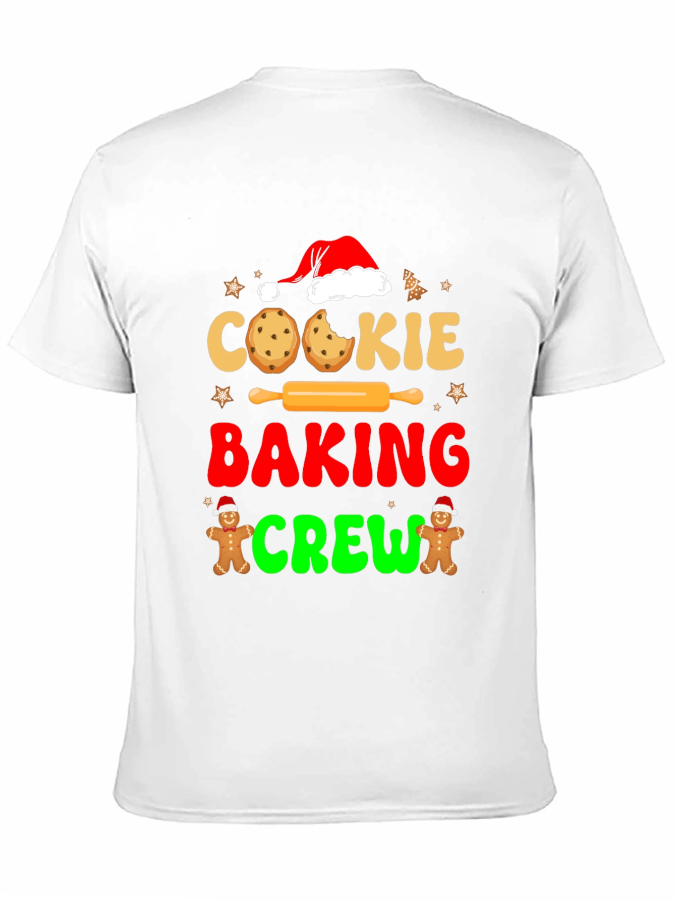 Cookie Baking Crew Graphic T-Shirt - Festive Holiday Tee