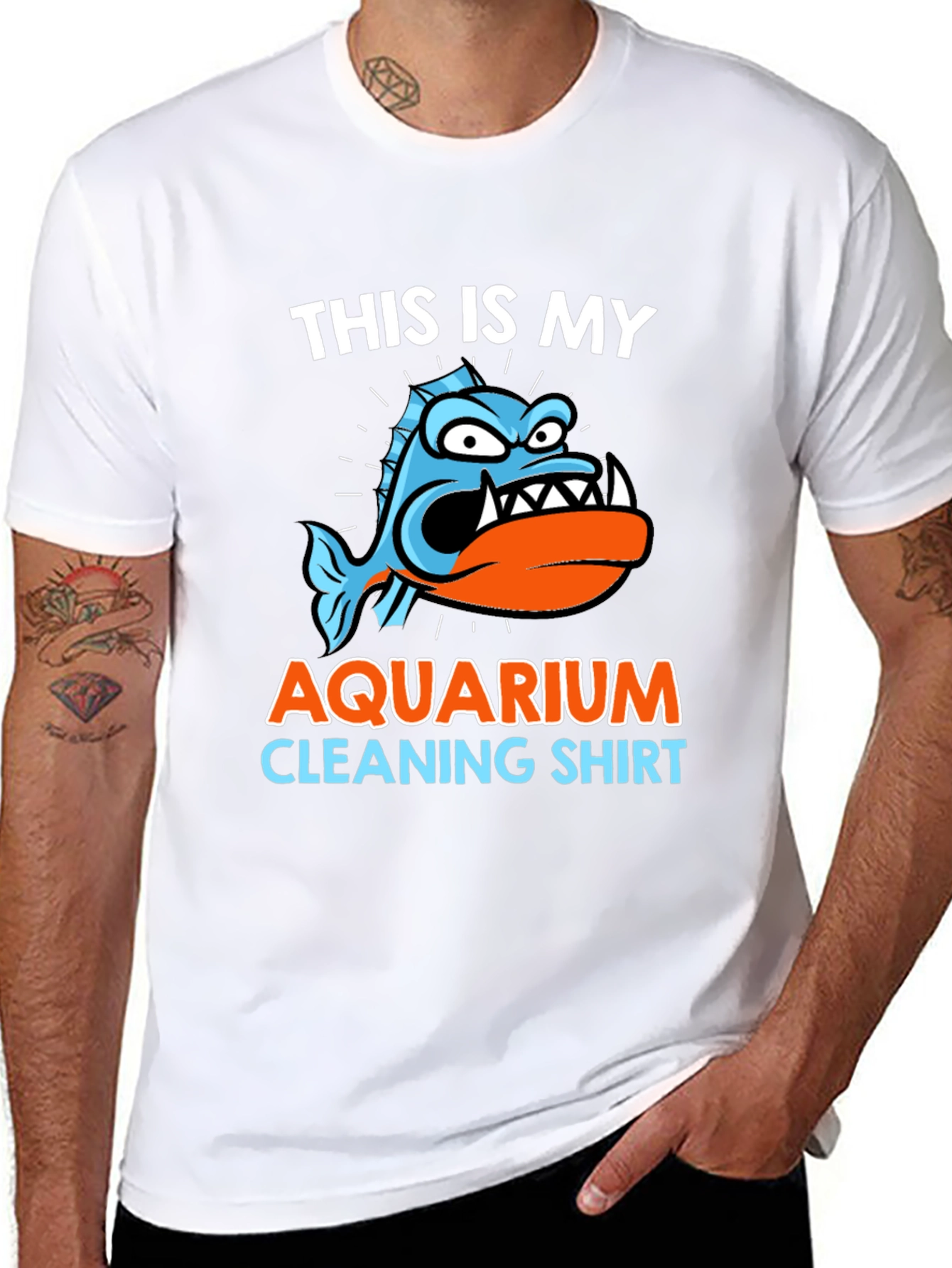 Aquarium Cleaning Shirt - Funny Fish Keeper Tee