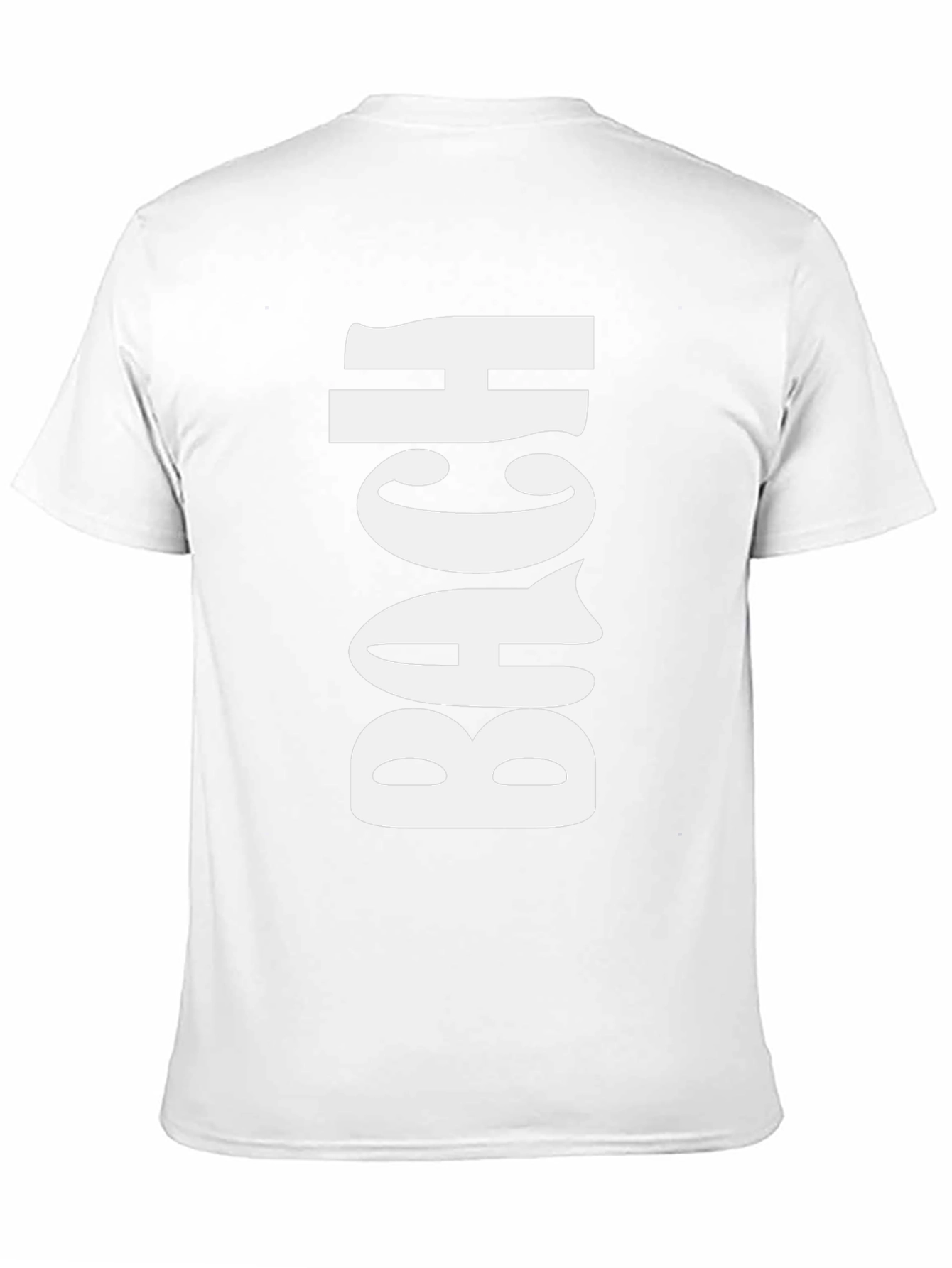 BACH Black Graphic Tee - Bold Statement T-Shirt