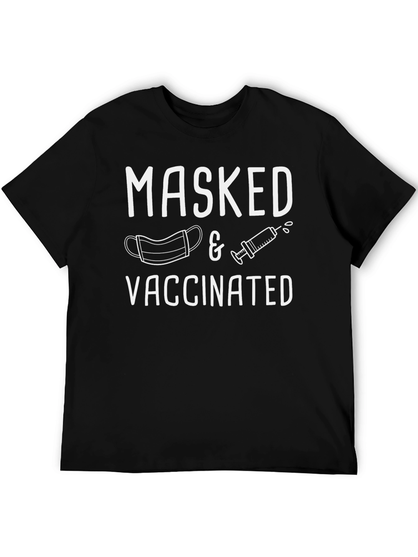 Masked & Vaccinated Graphic Tee - Unisex