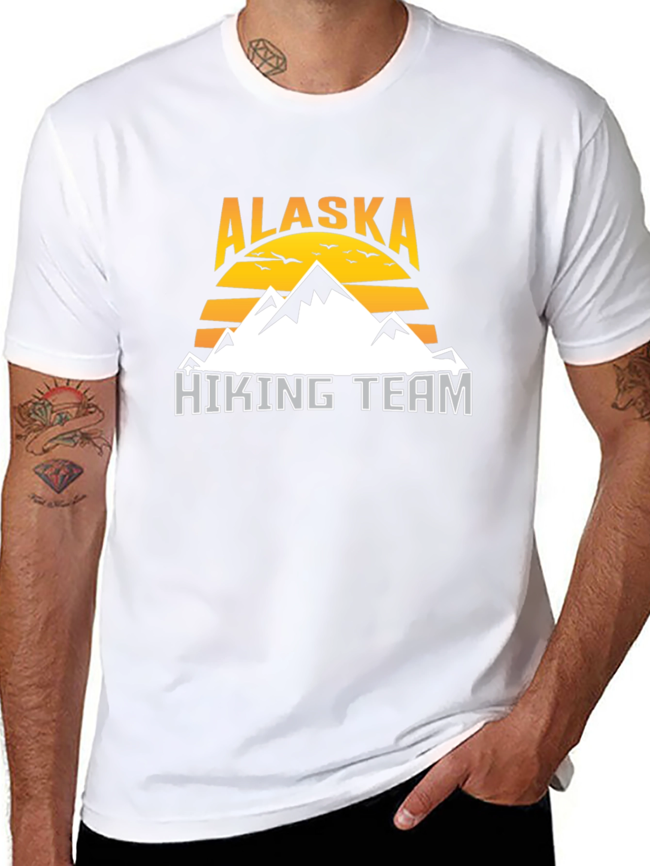 Alaska Hiking Team Graphic T-Shirt