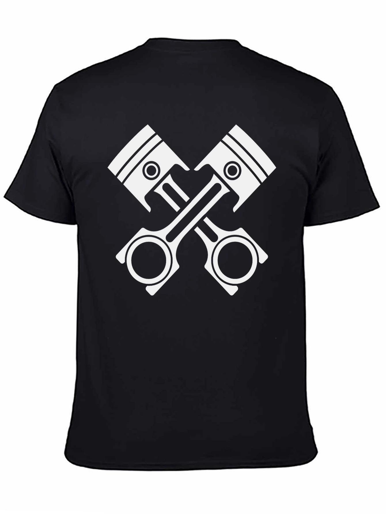 Piston Cross Black Graphic Tee