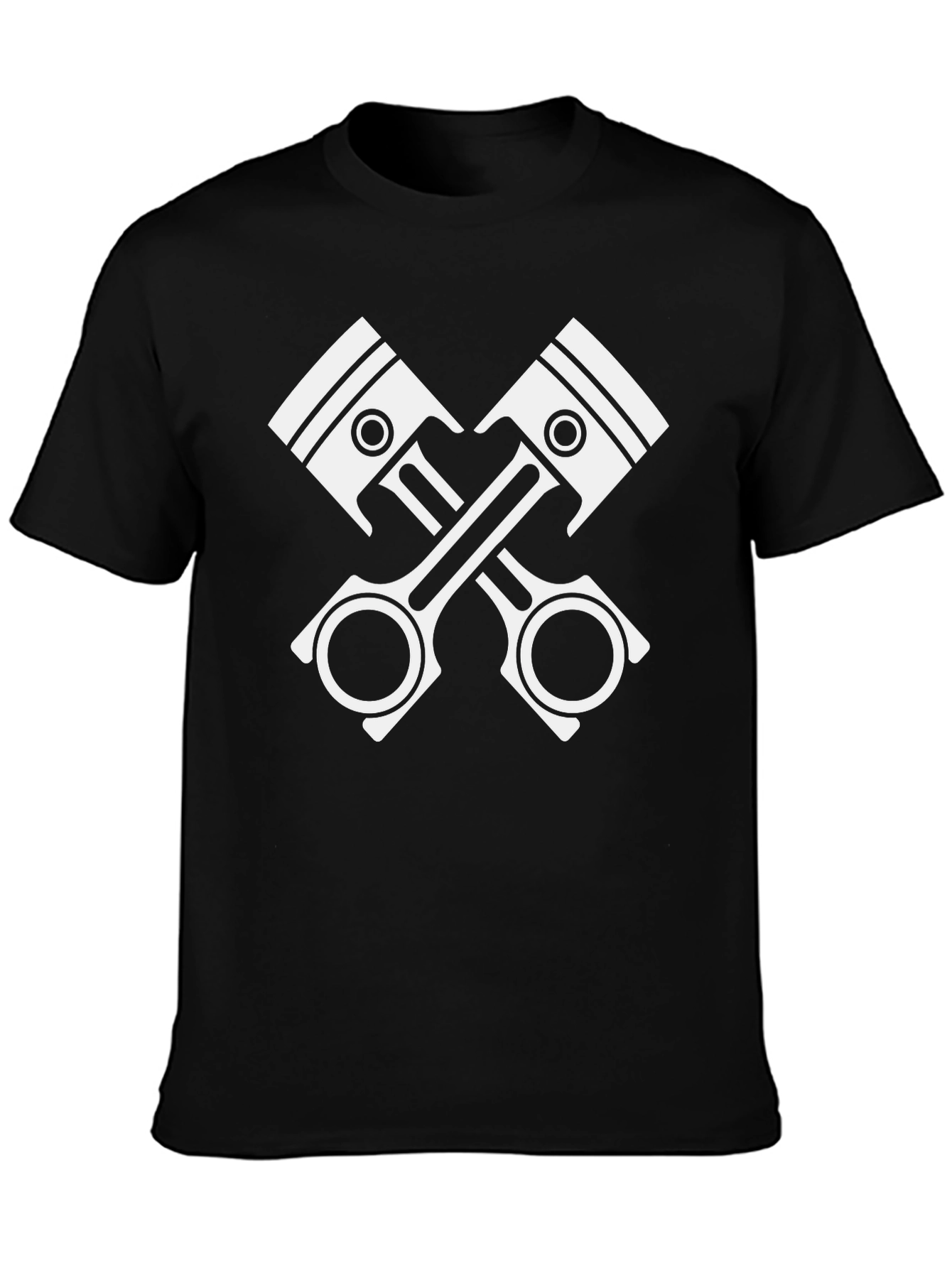 Piston Cross Black Graphic Tee