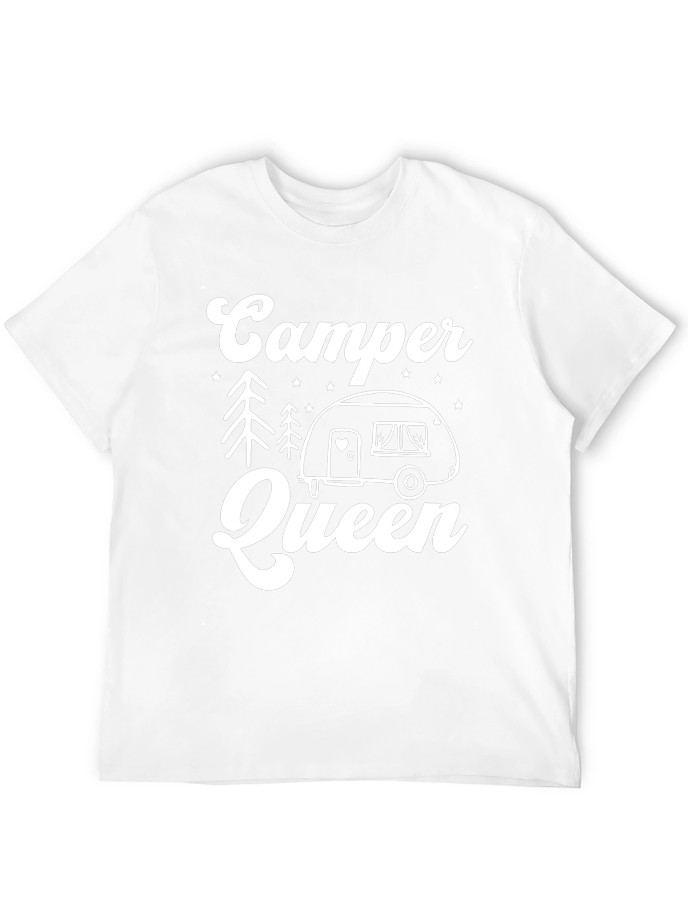 Camper Queen Graphic T-Shirt - Black