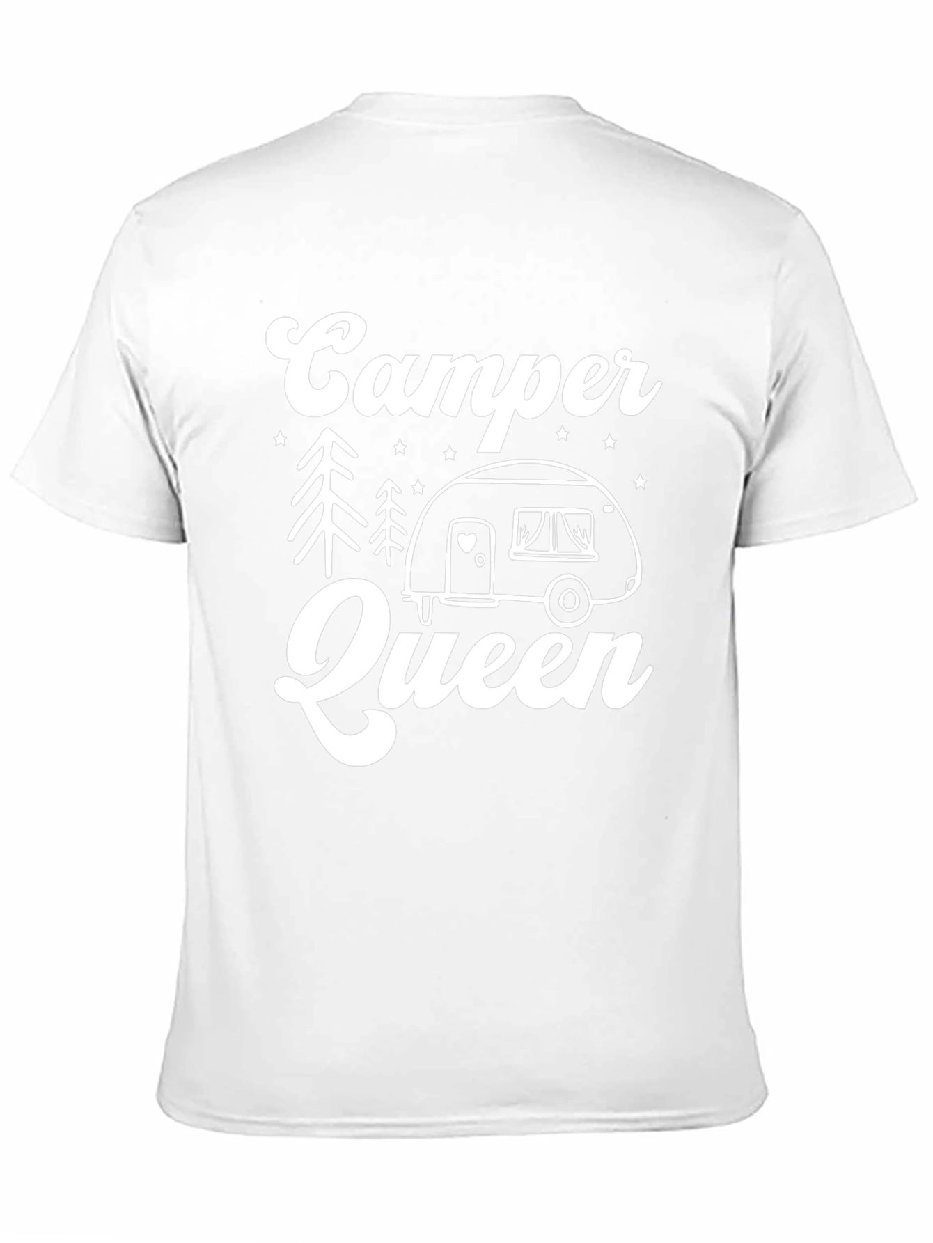 Camper Queen Graphic T-Shirt - Black