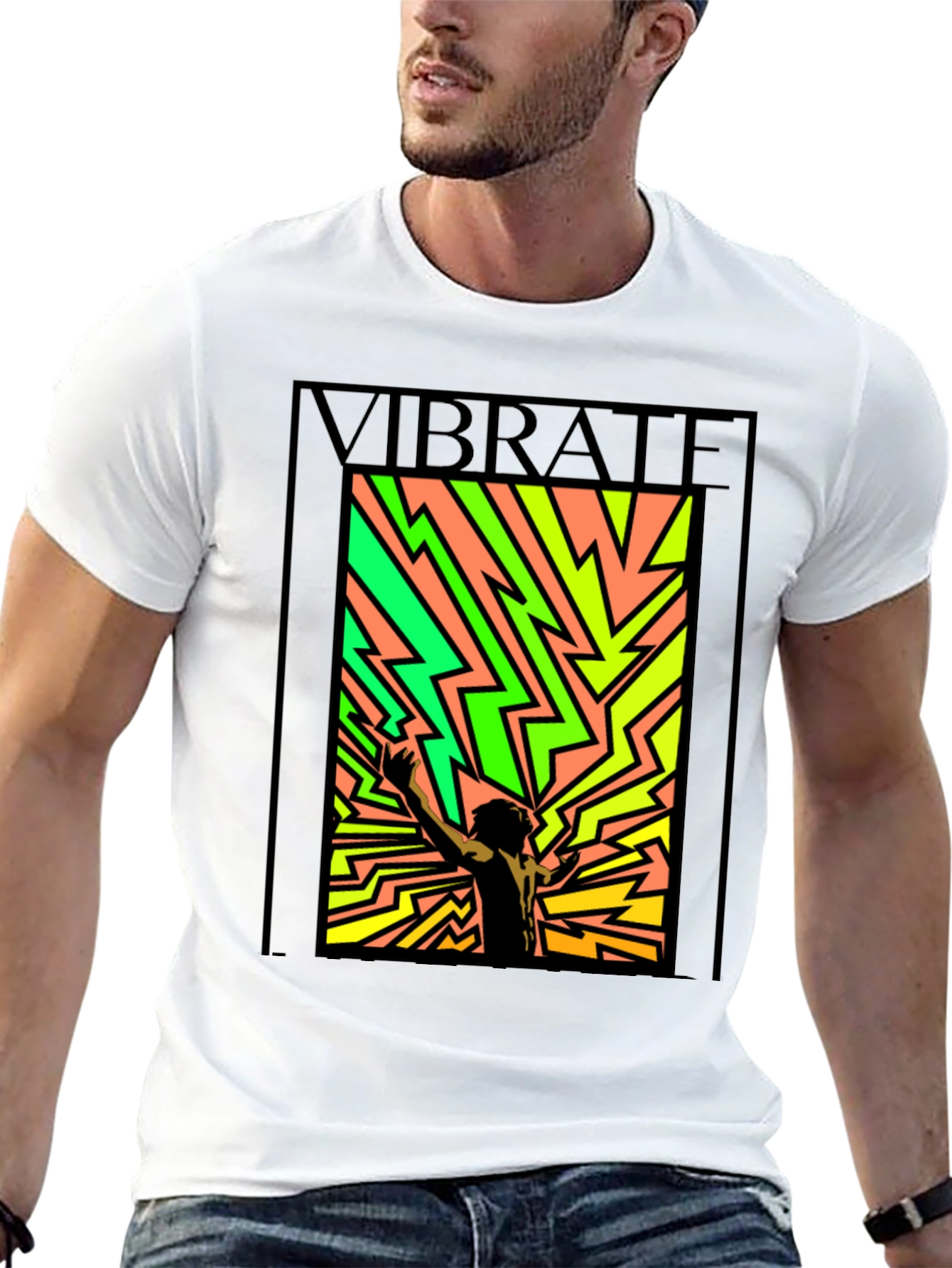 Vibrate Graphic Print T-Shirt