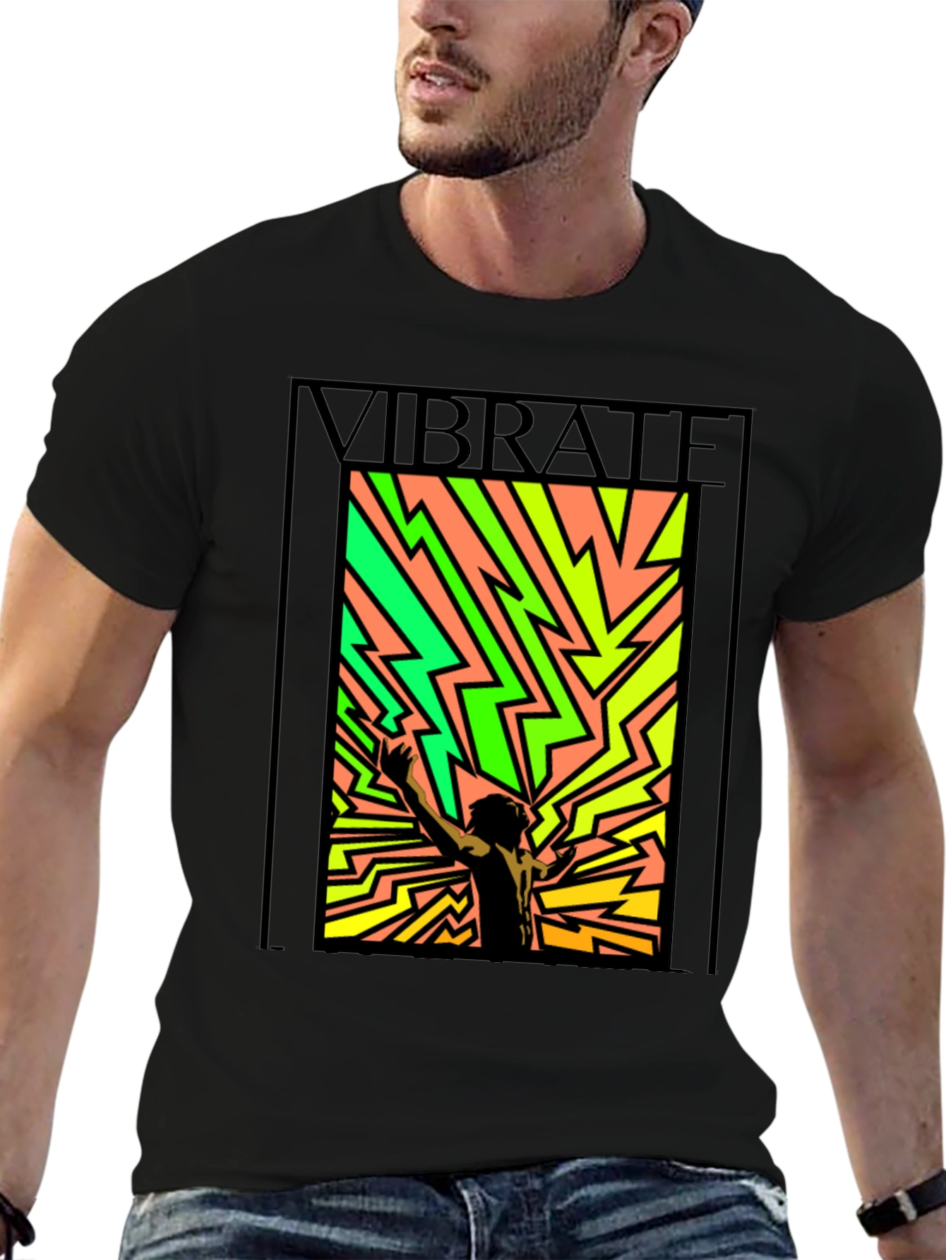 Vibrate Graphic Print T-Shirt