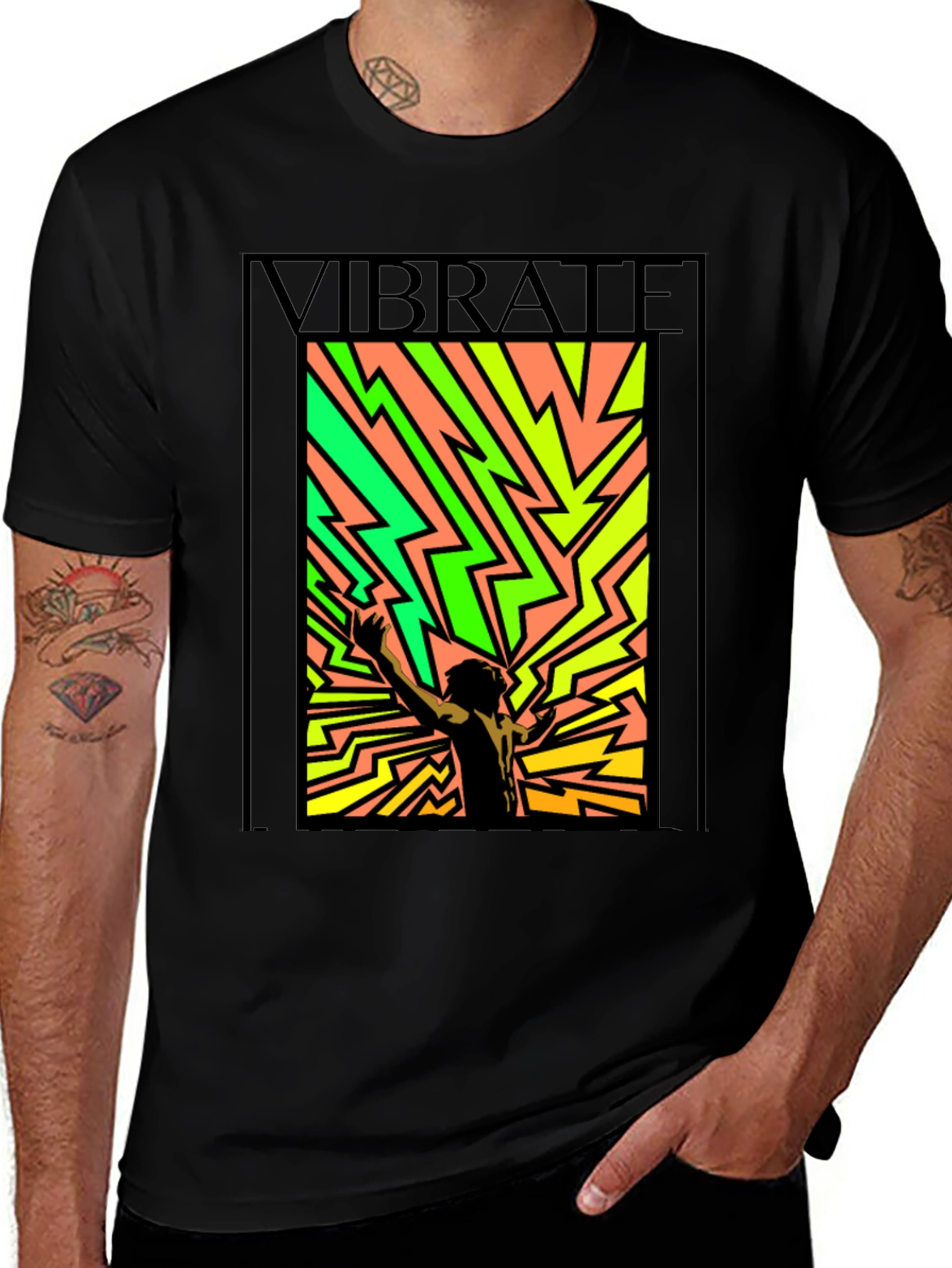 Vibrate Graphic Print T-Shirt