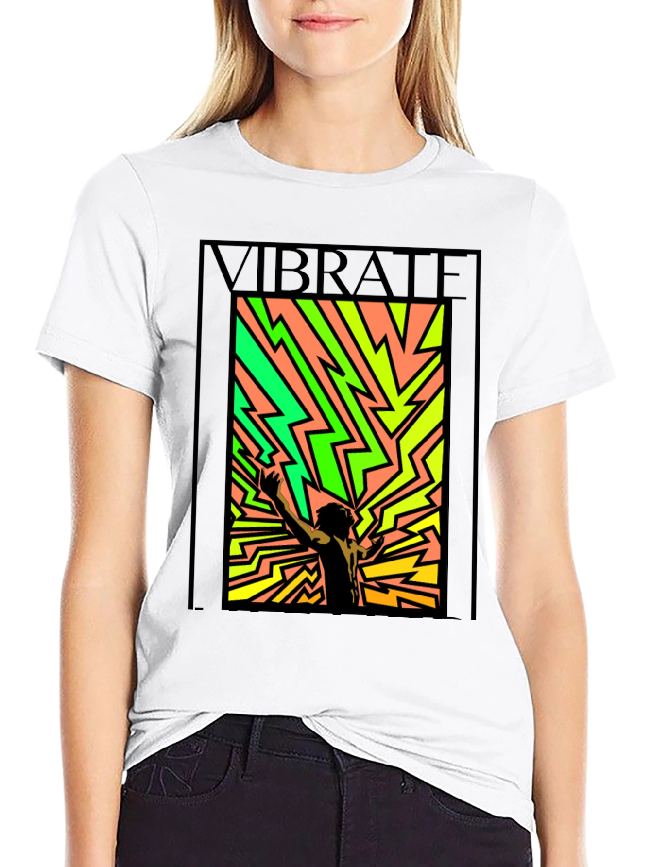 Vibrate Graphic Print T-Shirt