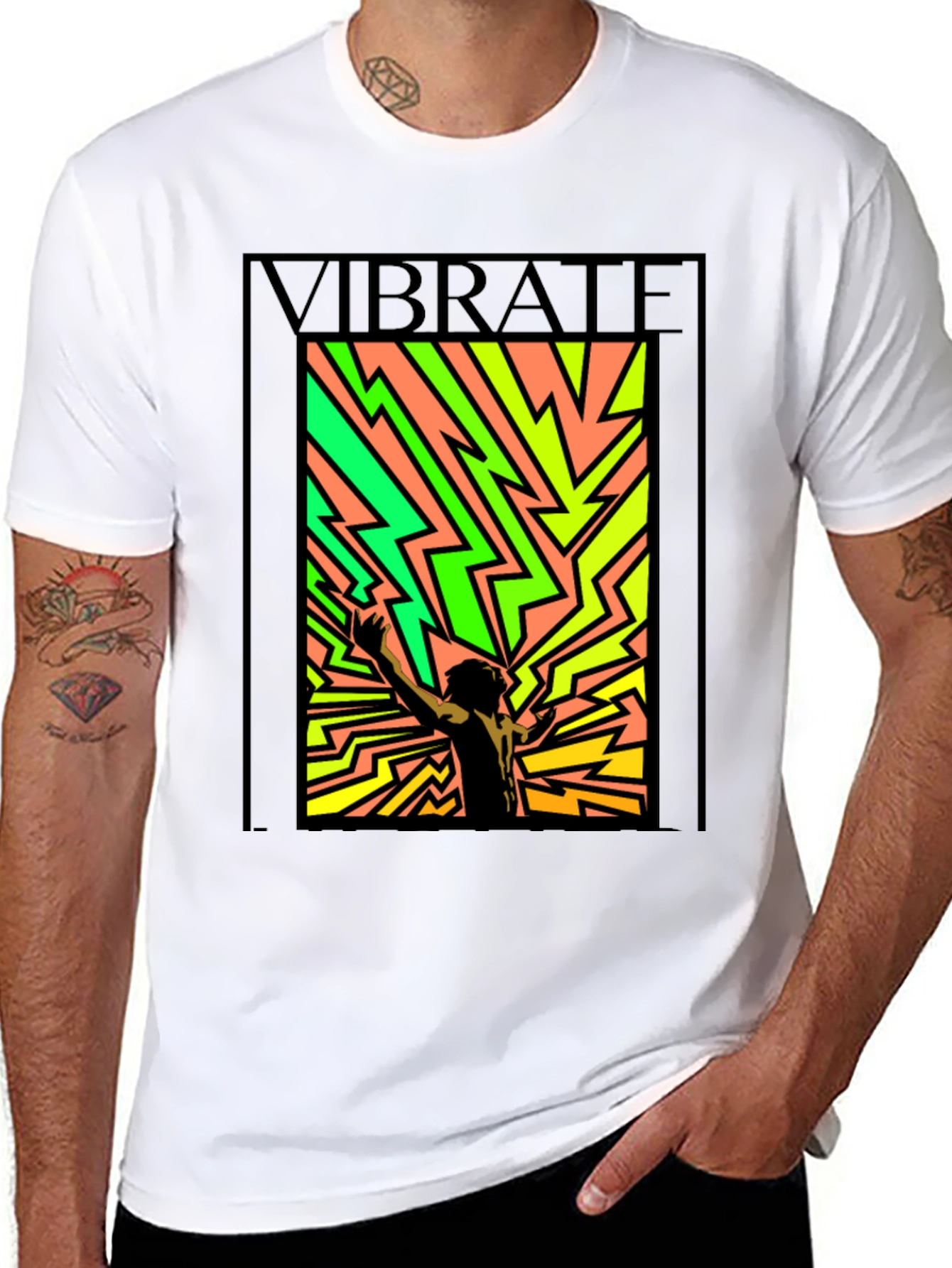 Vibrate Graphic Print T-Shirt