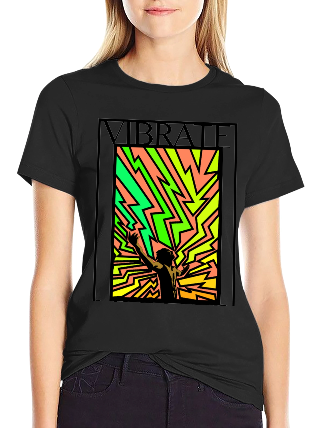 Vibrate Graphic Print T-Shirt
