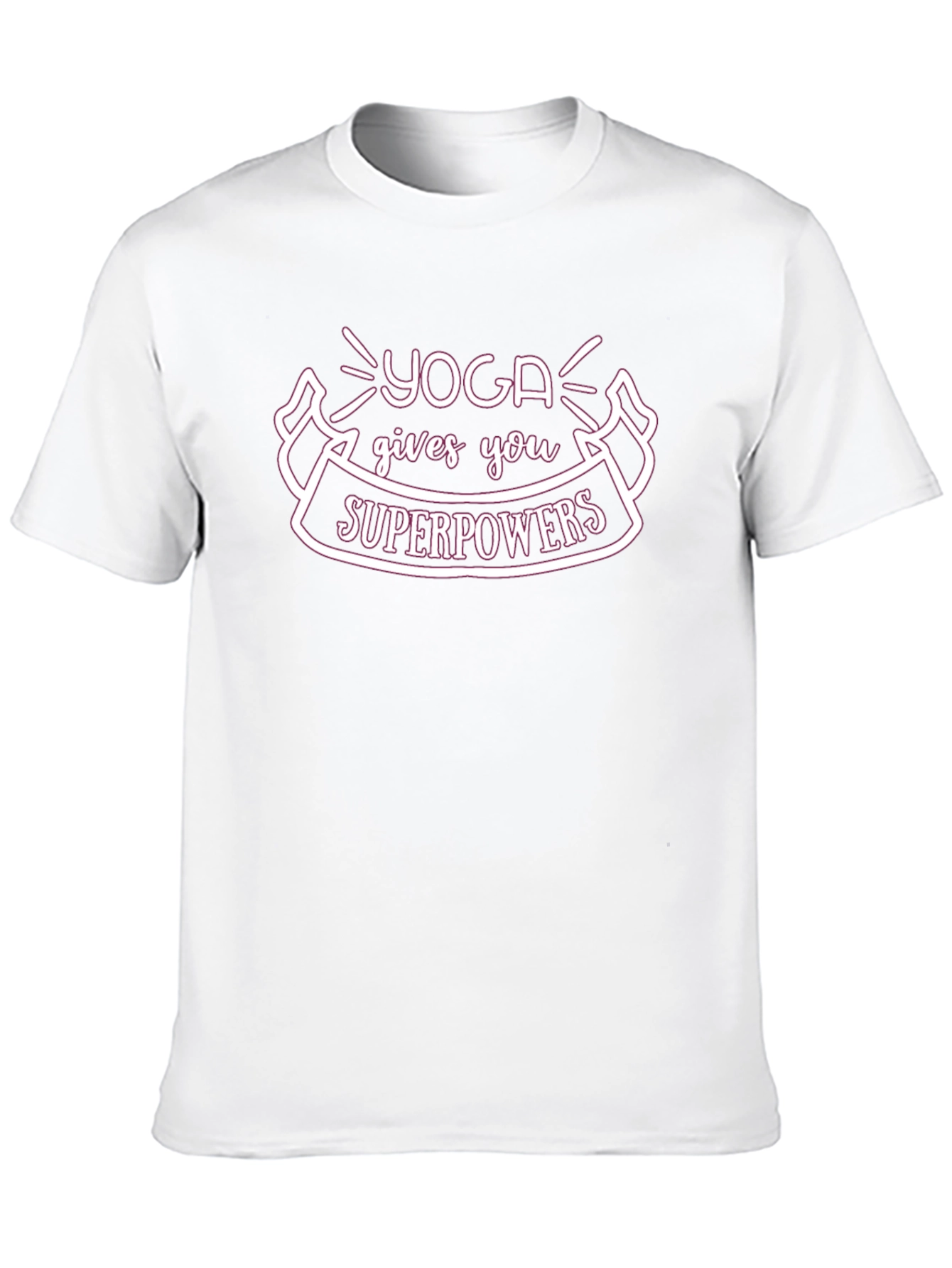 Yoga Superpowers Black T-Shirt