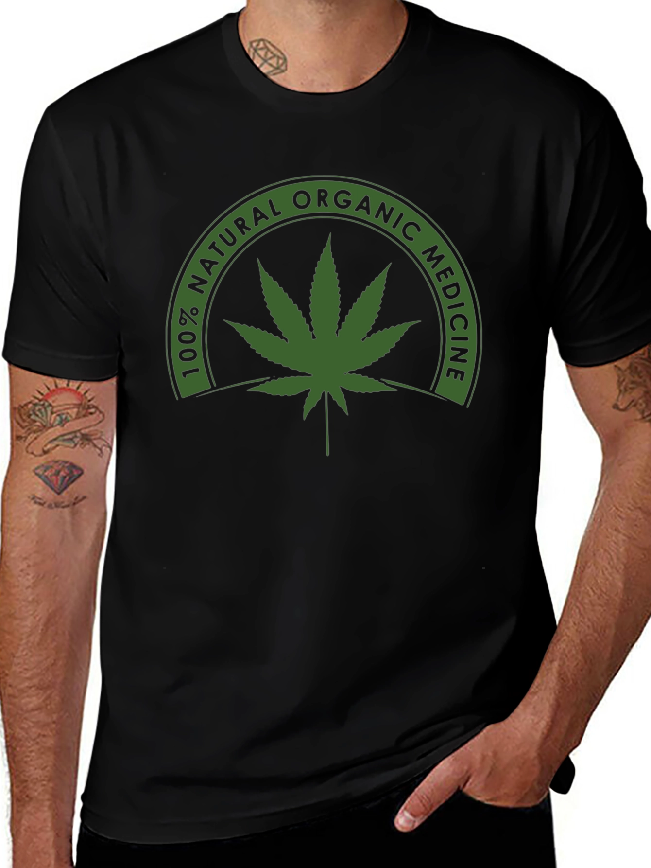 Organic Medicine T-Shirt - Natural Herbal Remedy