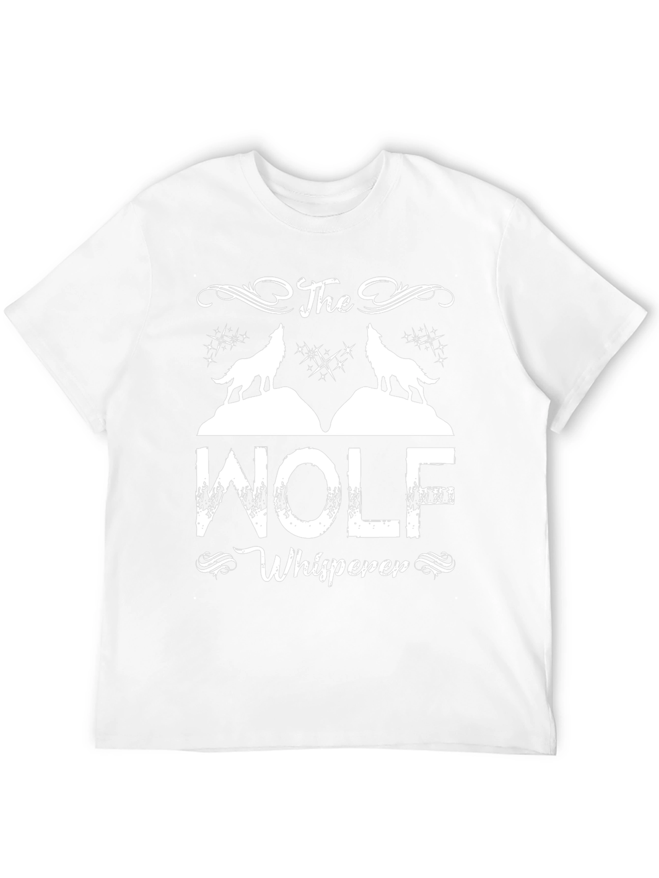 The Wolf Whisperer Graphic T-Shirt - Black