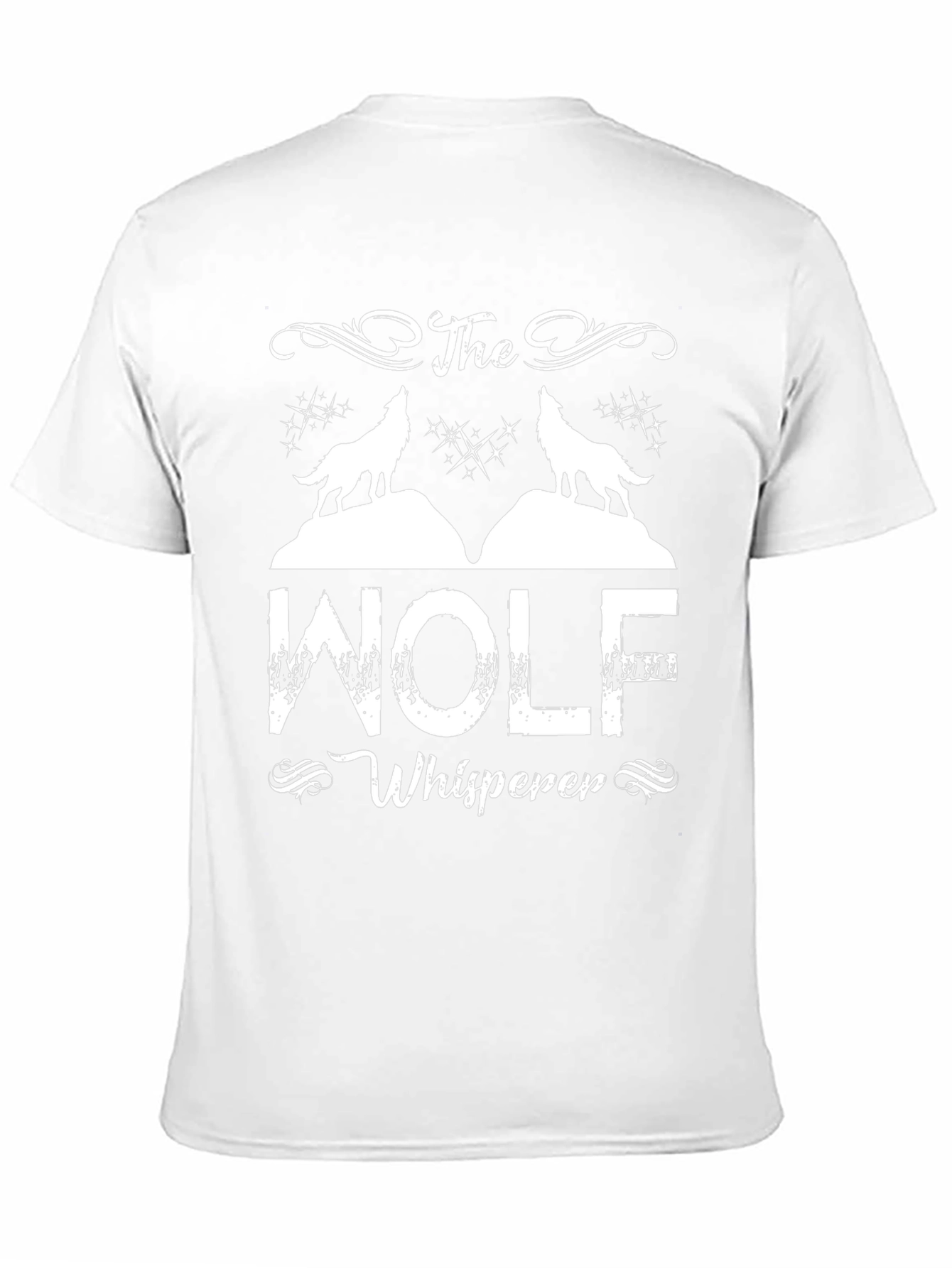 The Wolf Whisperer Graphic T-Shirt - Black