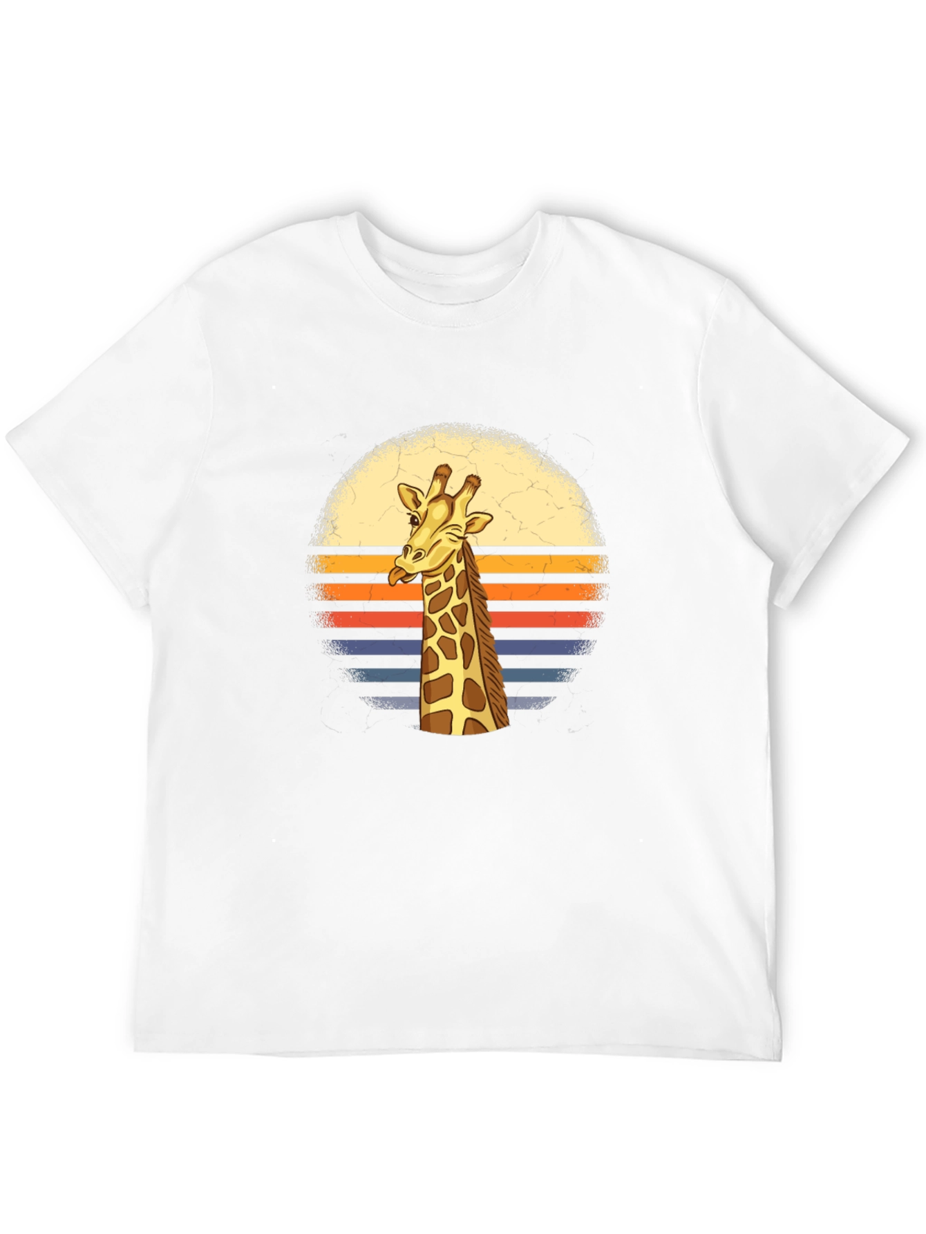 Retro Giraffe T-Shirt - Stylish Graphic Tee
