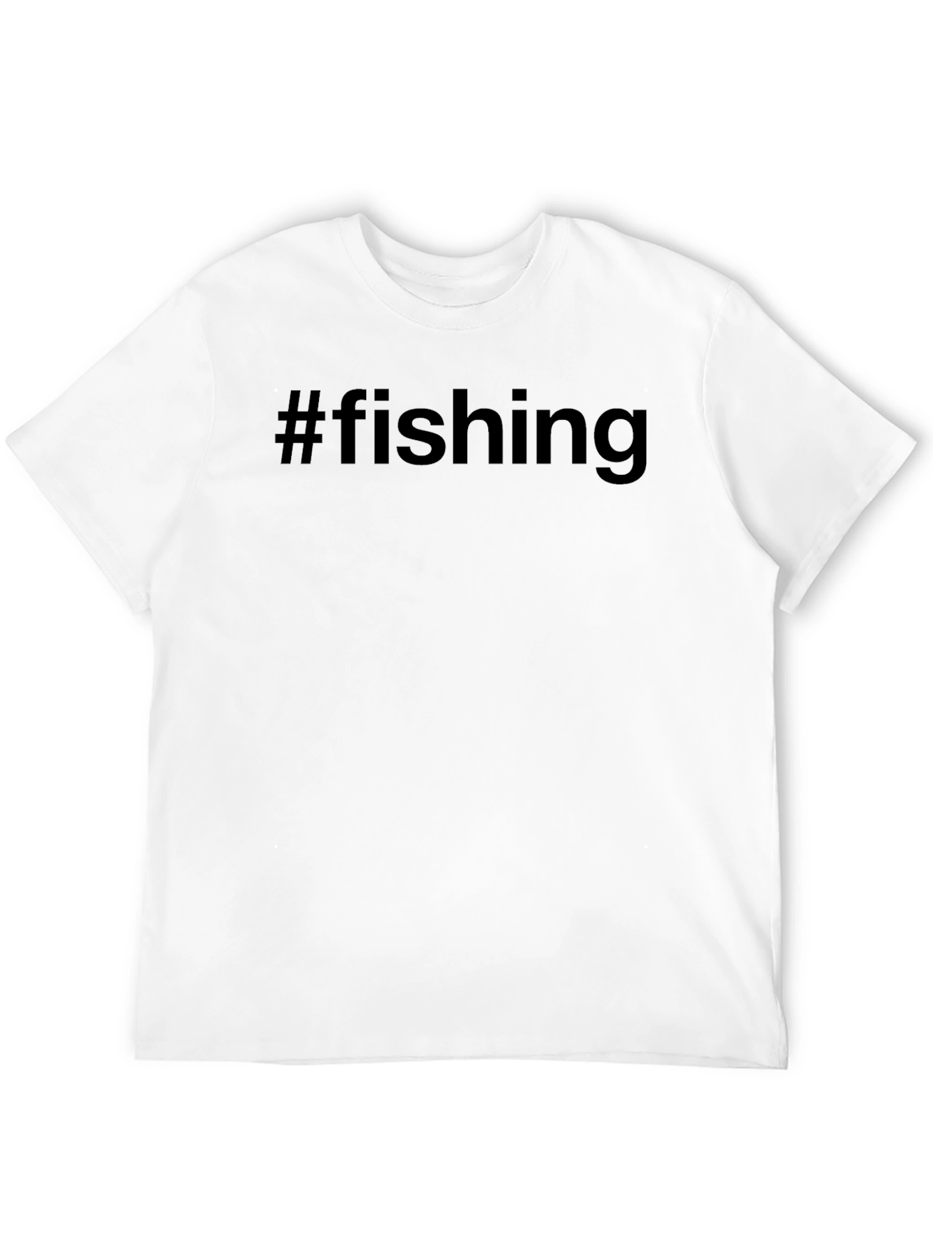 Mens #fishing Graphic Tee - Black